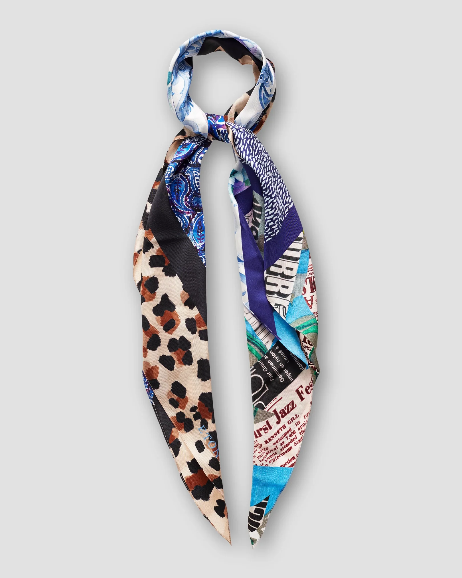 Eton - patchwork losange scarf