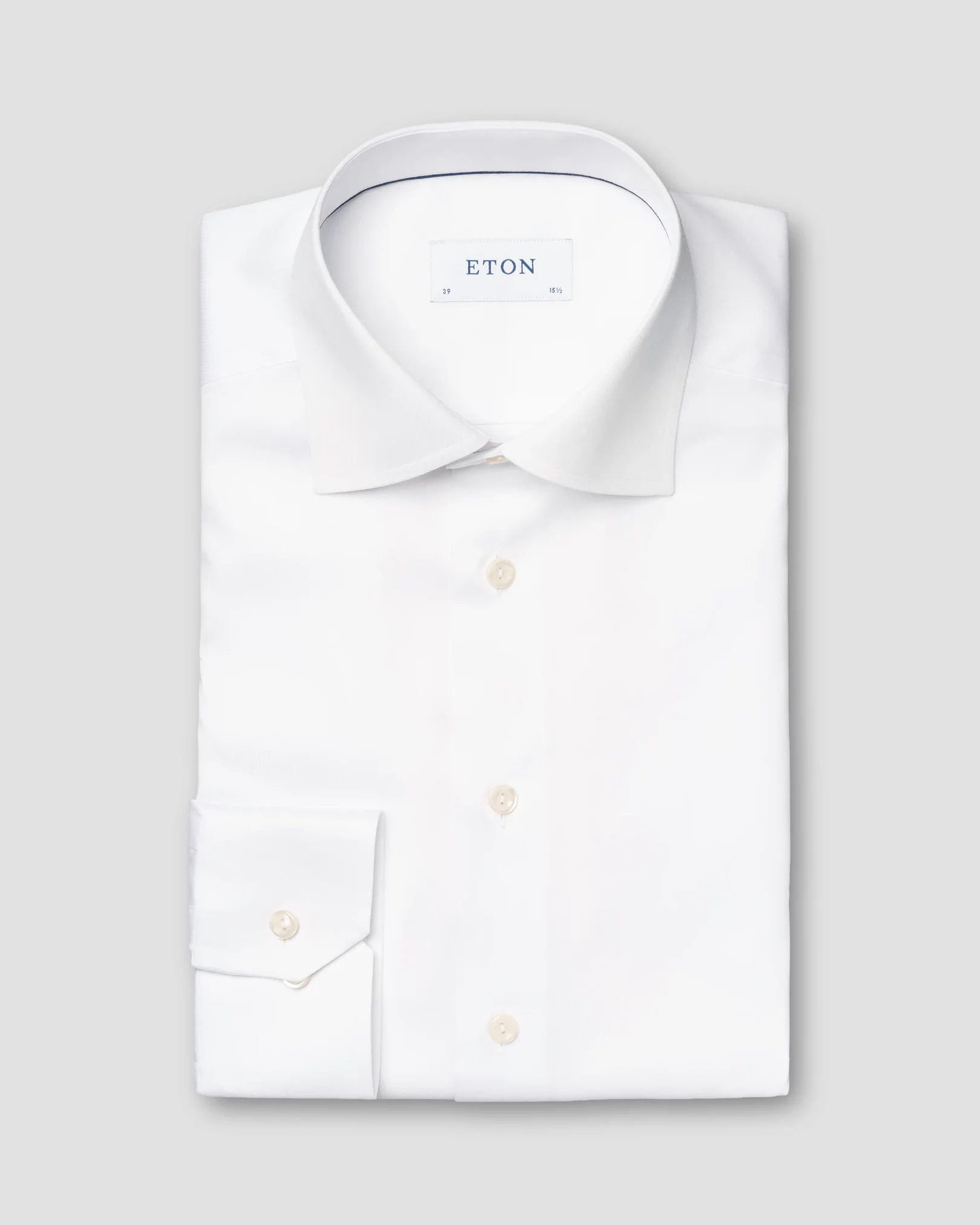 Men's White Dress Shirts - White Suit Shirts - Eton