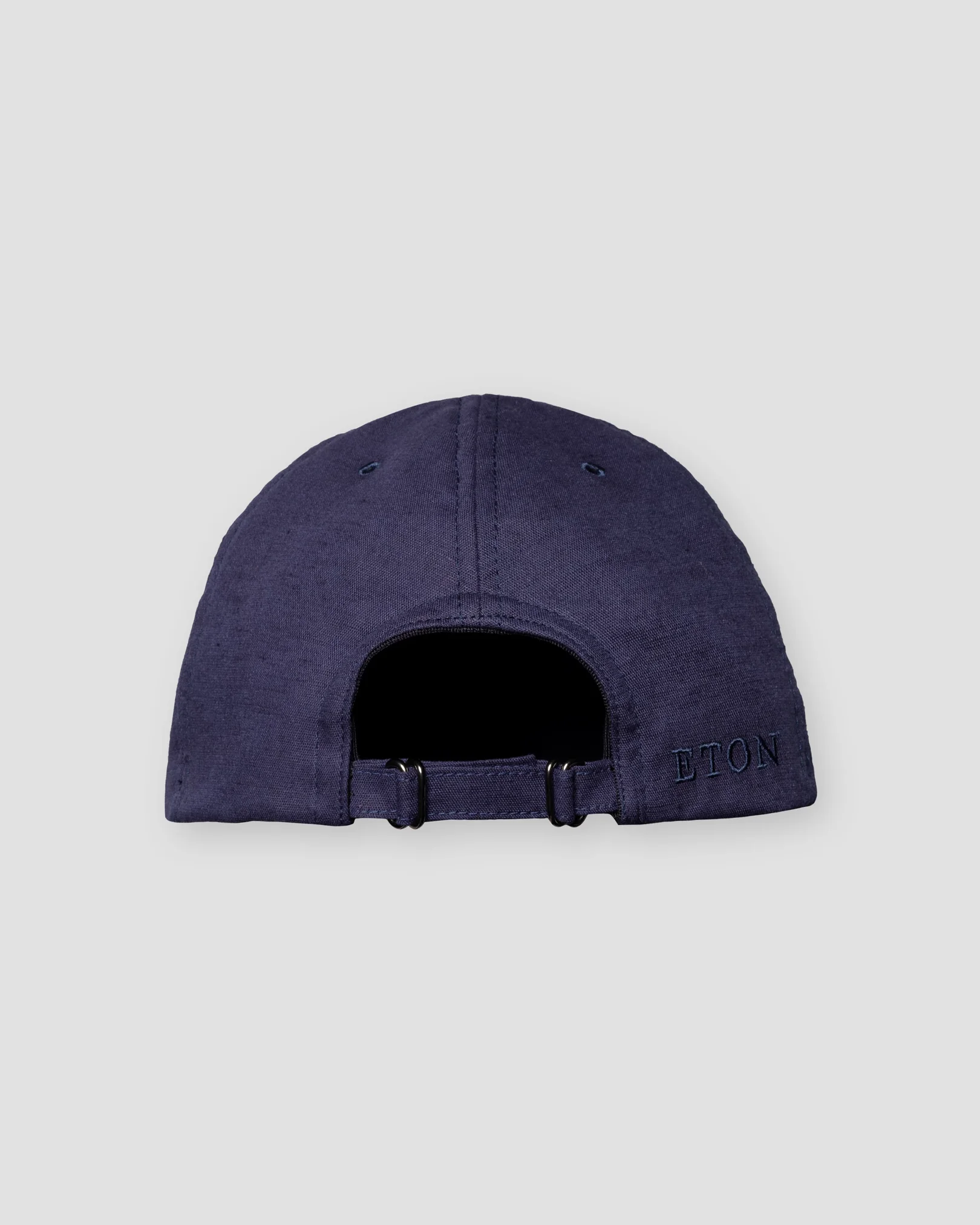Eton - navy blue linen cotton baseball cap