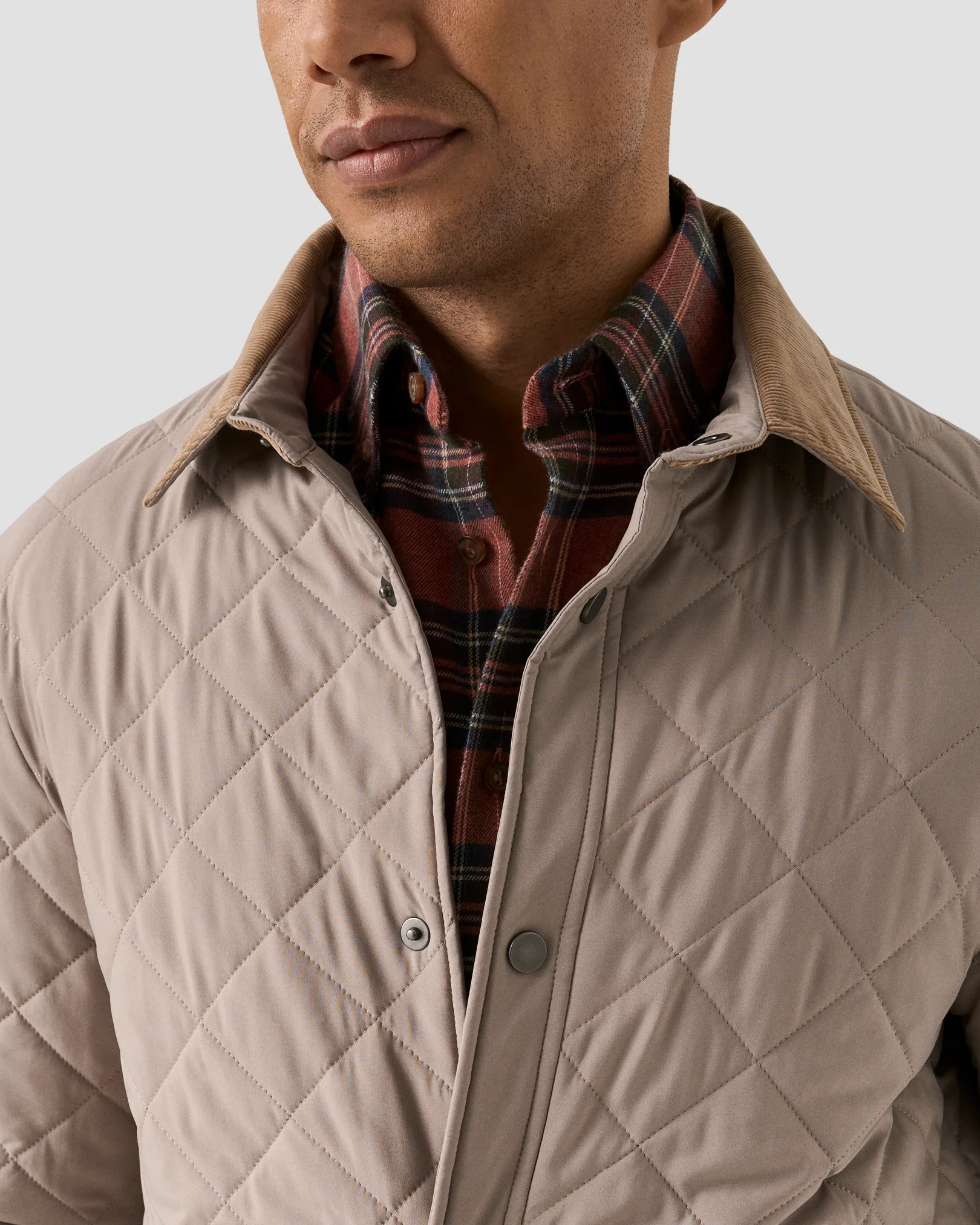 Eton - Plaid Check Flannel Shirt