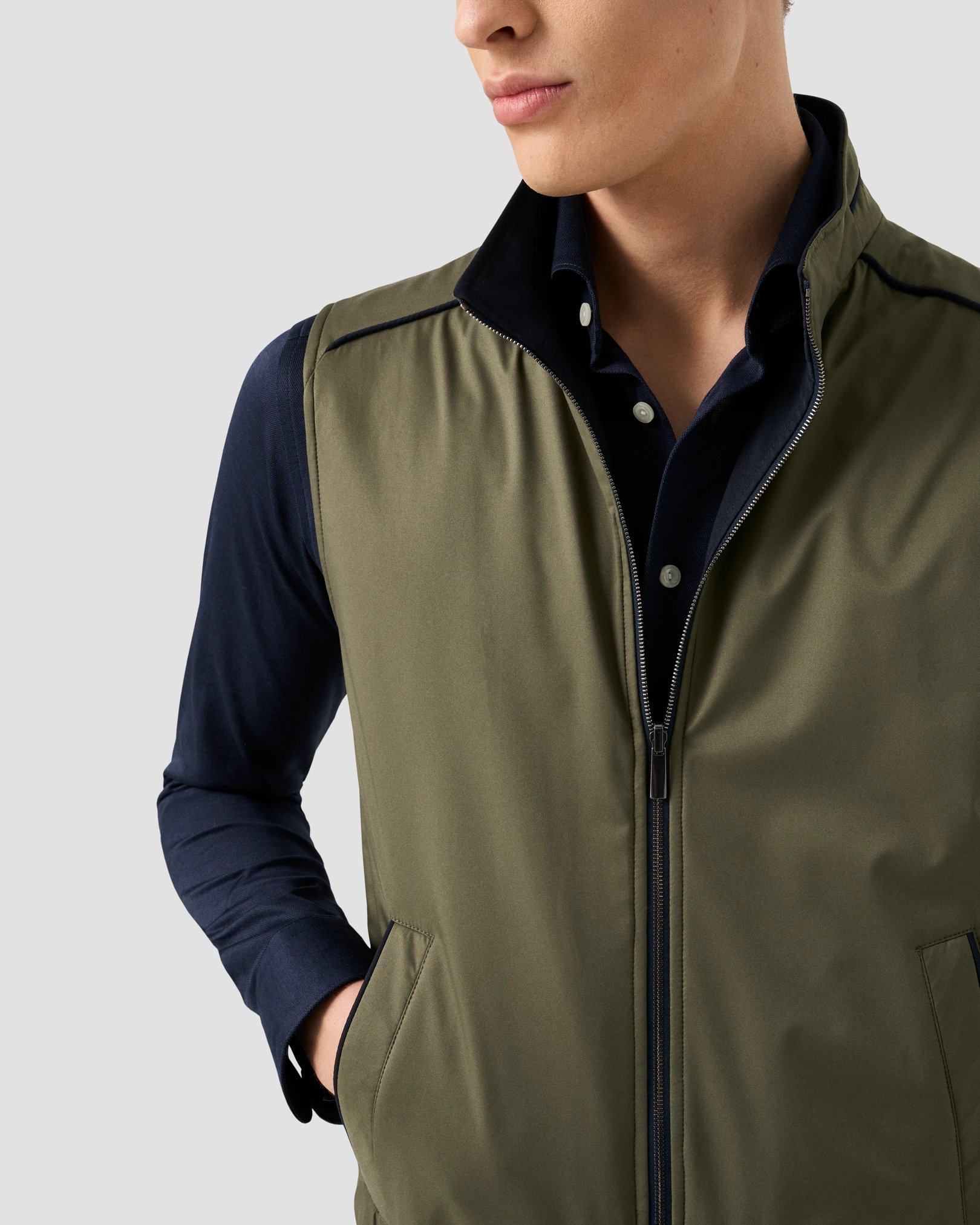 Eton - Filo di Scozia Jacquard Knit Shirt