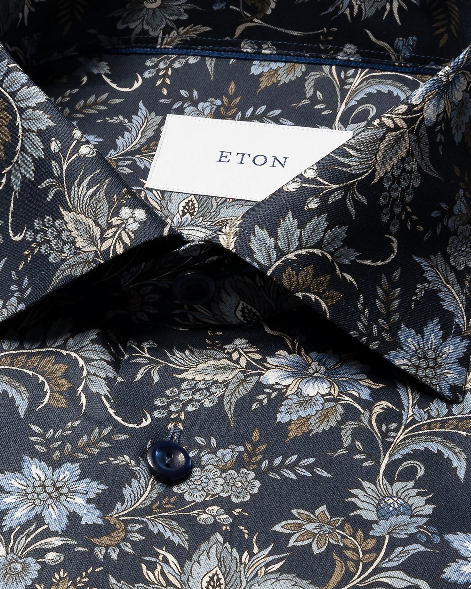 Eton - Floral Print Signature Twill Shirt