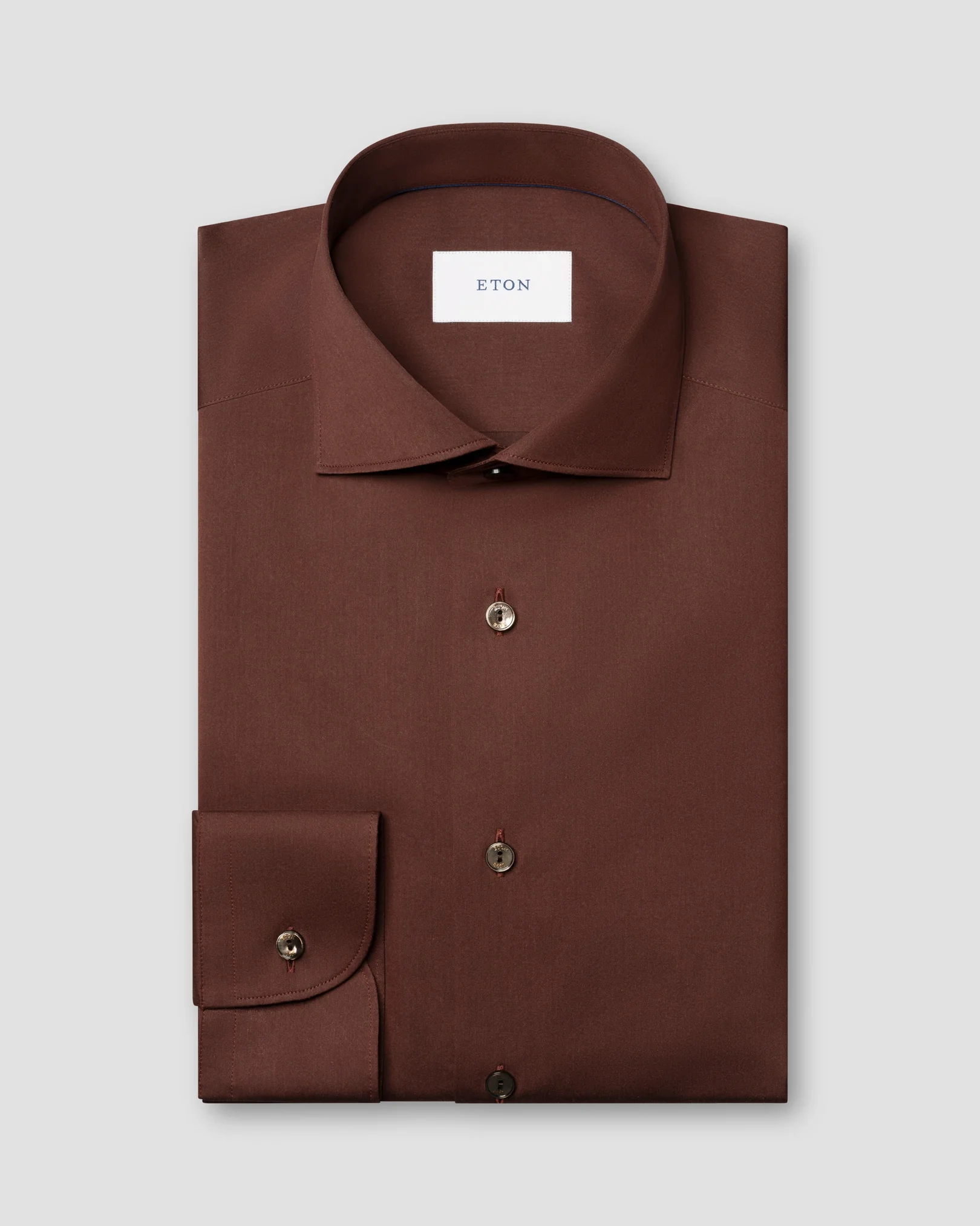 Eton - Uni Cotton Silk-Hemd