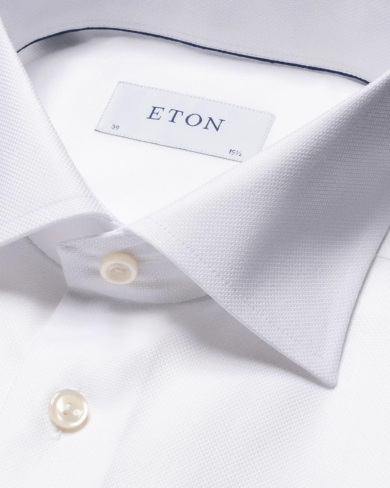 White Royal dobby Shirt - Eton