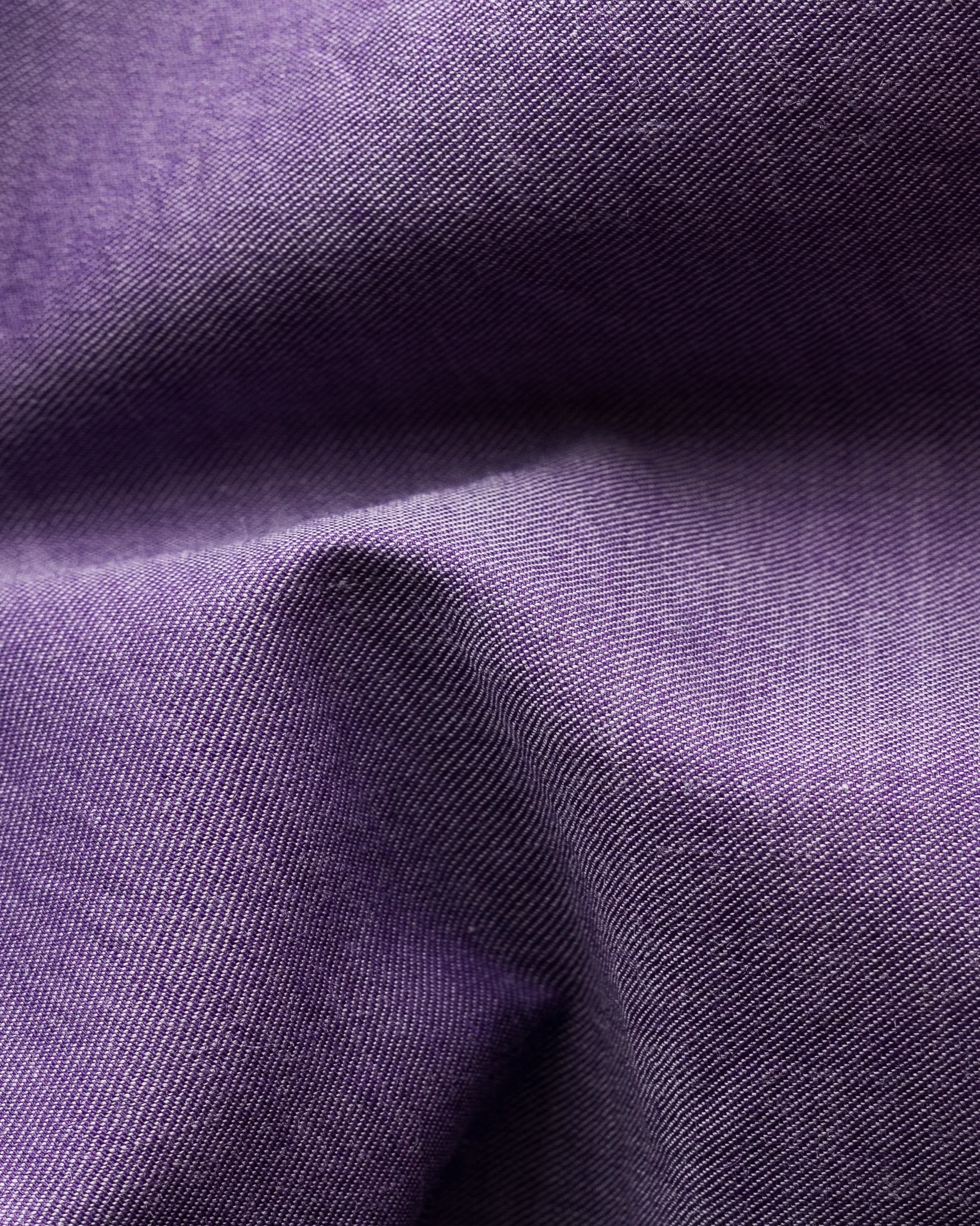 Eton - purple cotton silk shirt soft