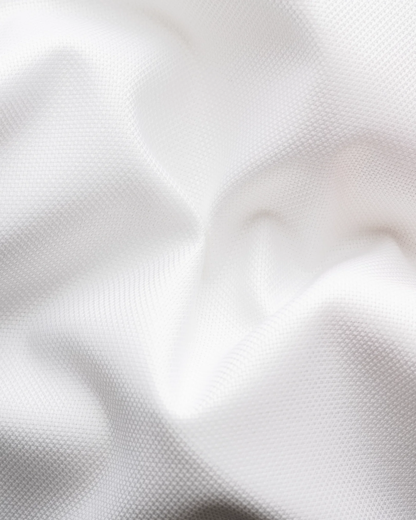 Eton - white twill shirt with special details
