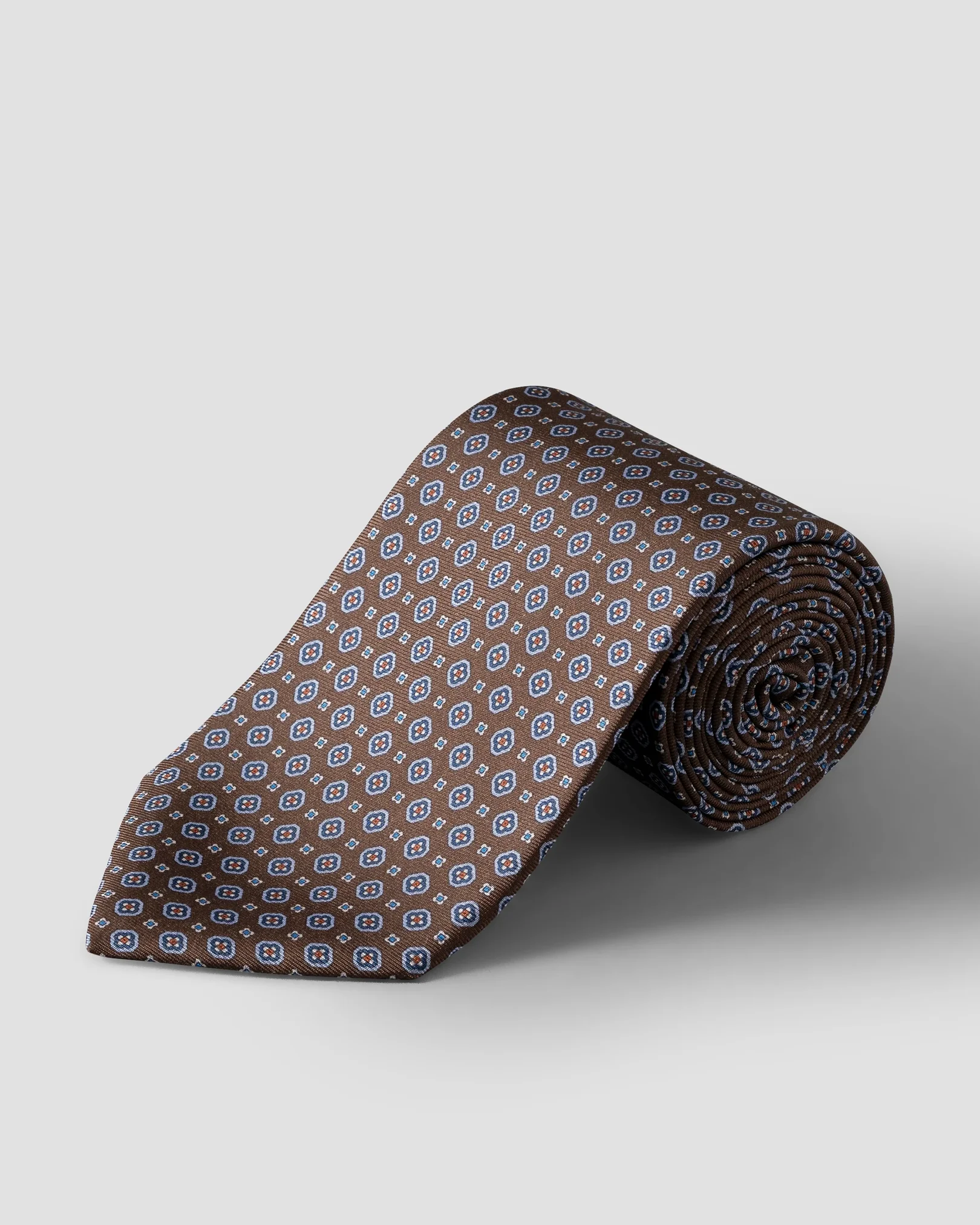 Eton - Medallion Printed Silk Tie
