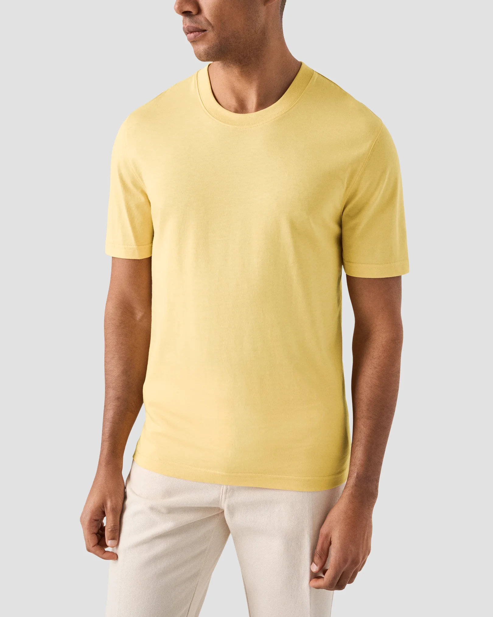 Eton - yellow single jersey supima cotton t shirt yellow single jersey supima cotton t shirt