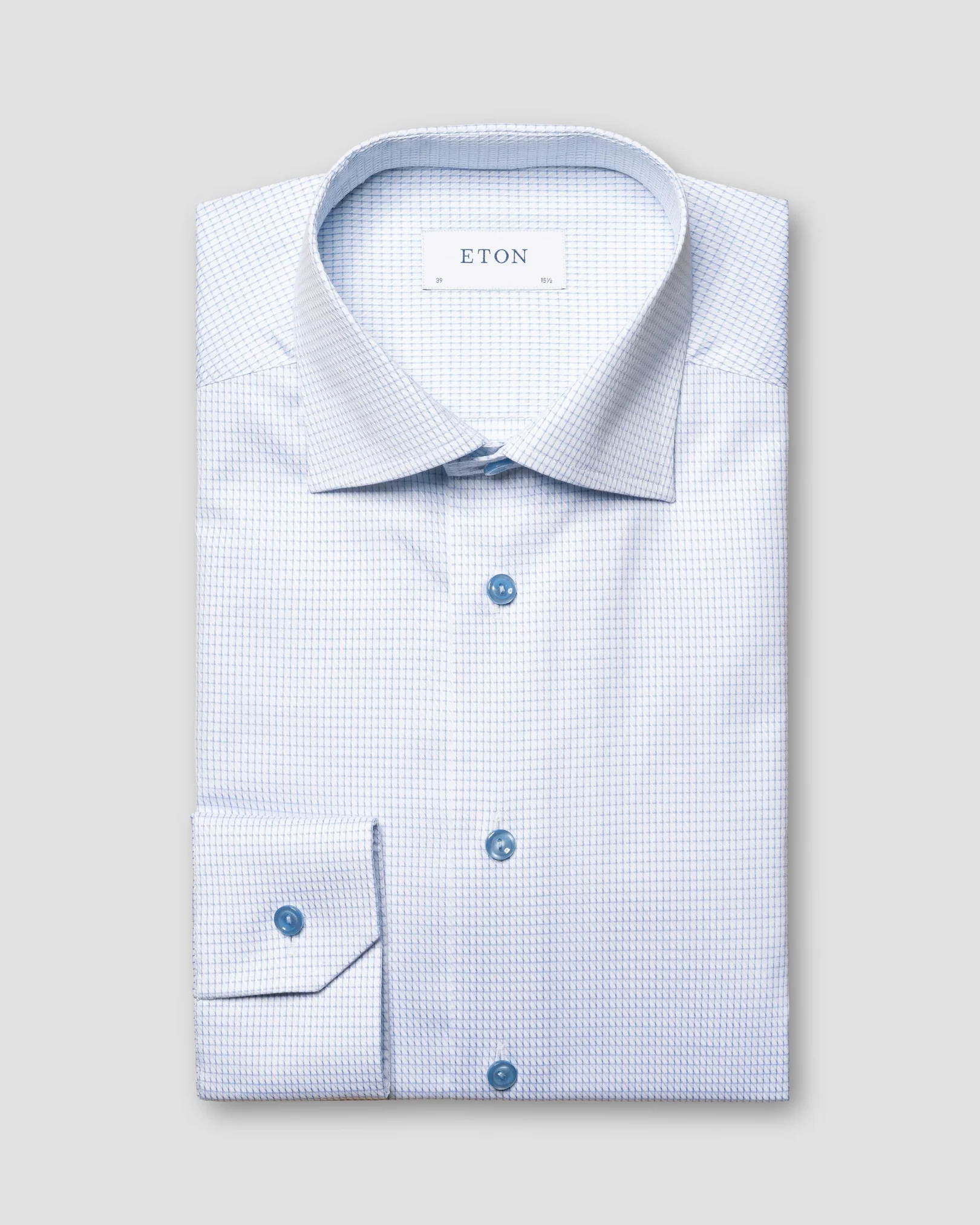 Eton - Light blue Signature Twill