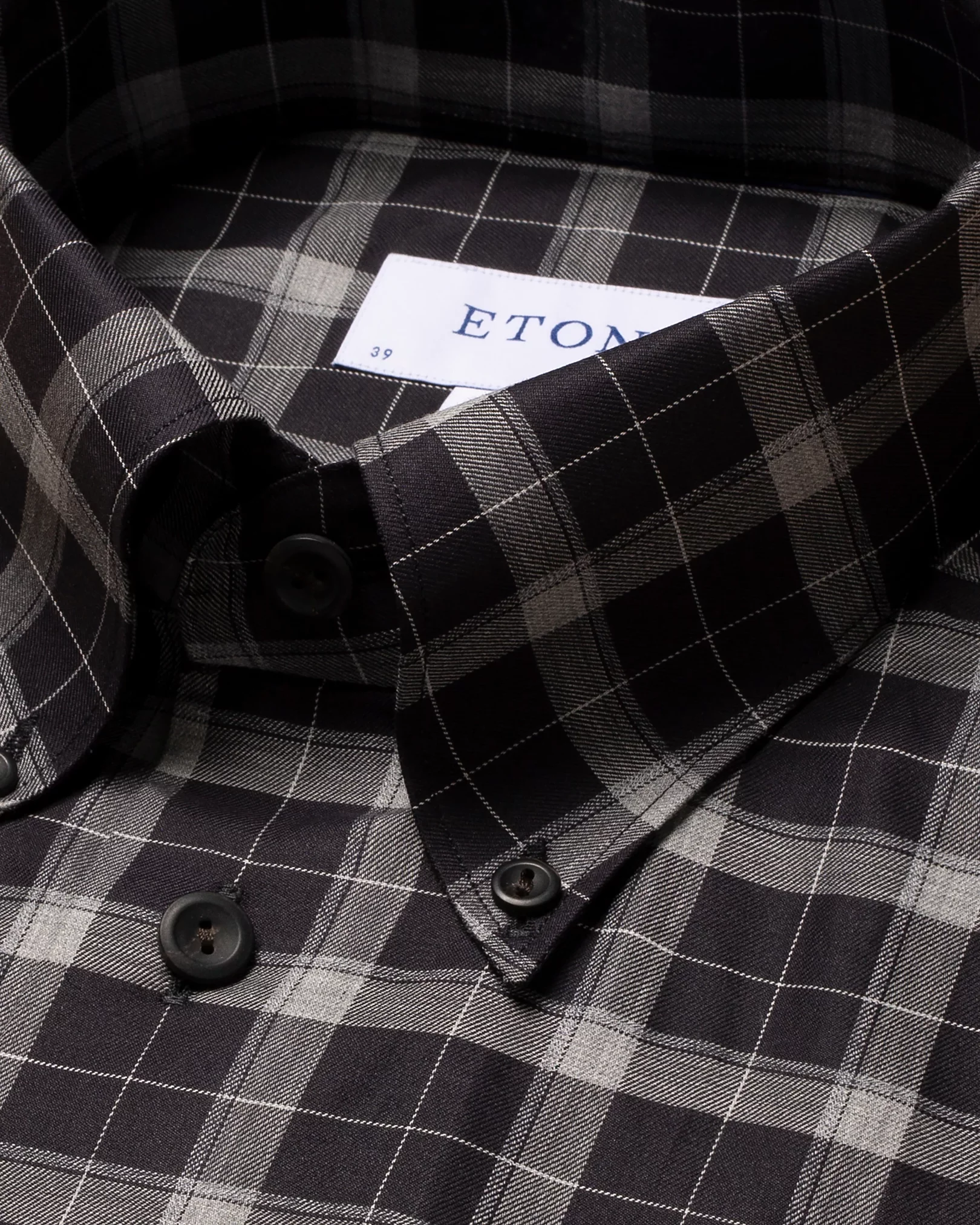 Eton - black flannel