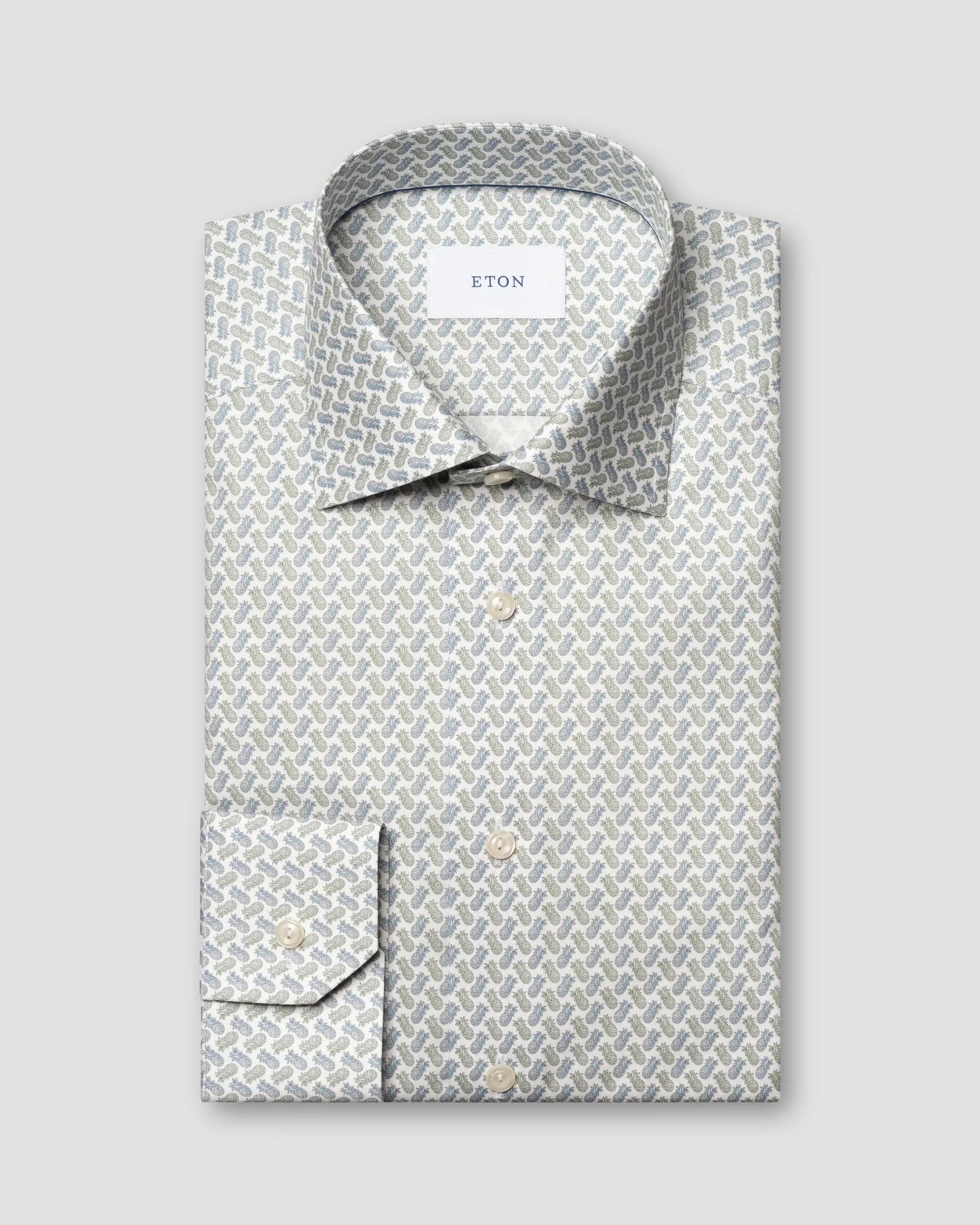 Eton - motif signature twill shirt cut away single 261