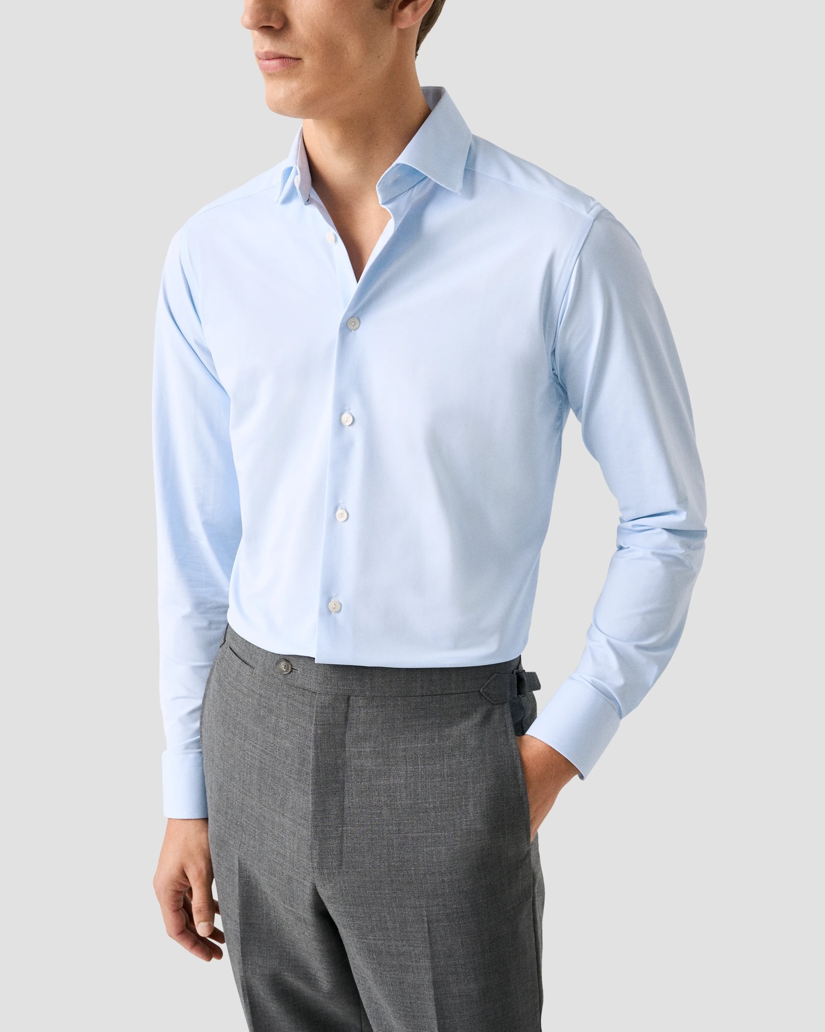 Eton - Solid Four-Way Stretch Shirt