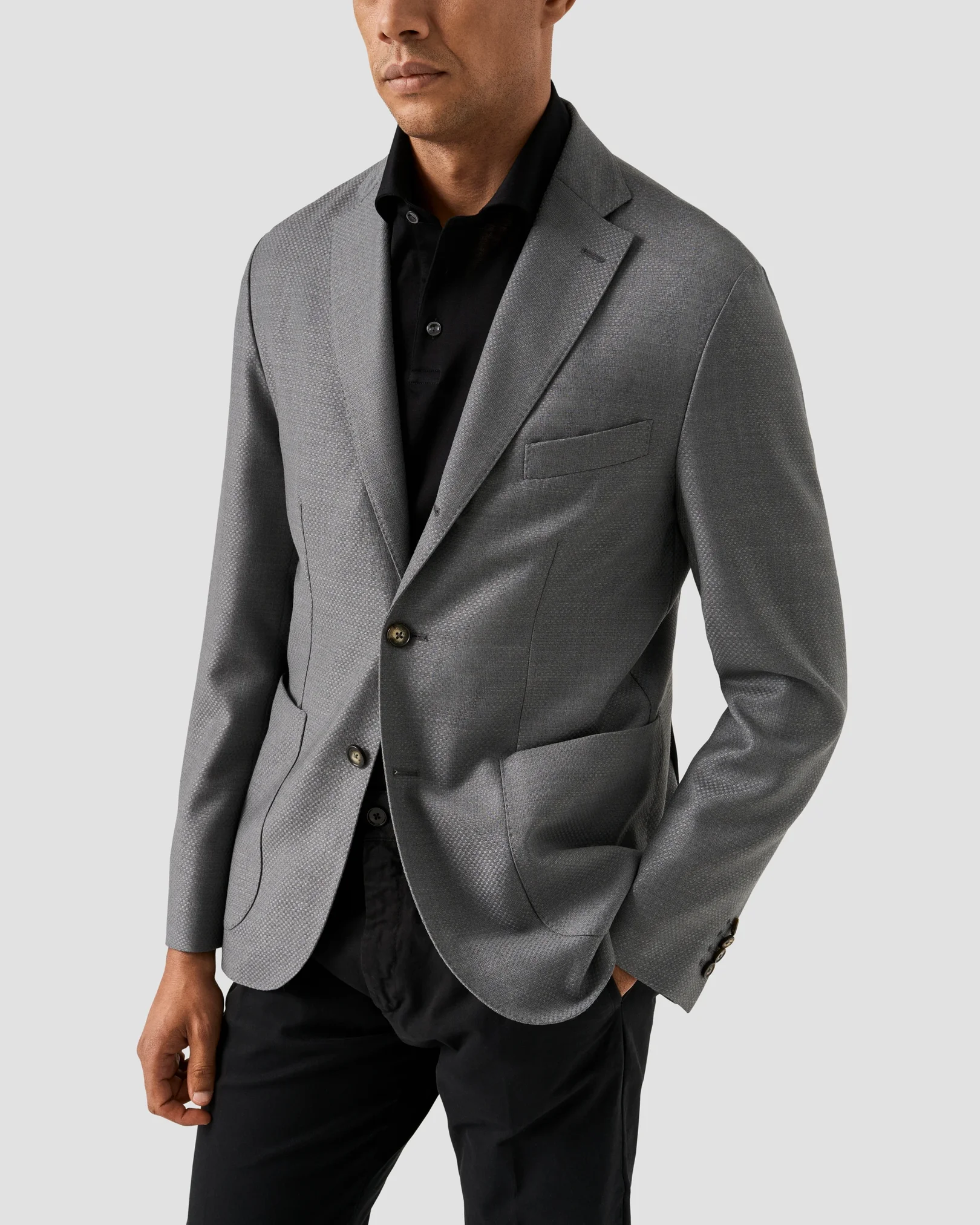 Eton - jaquard filo di scozia polo