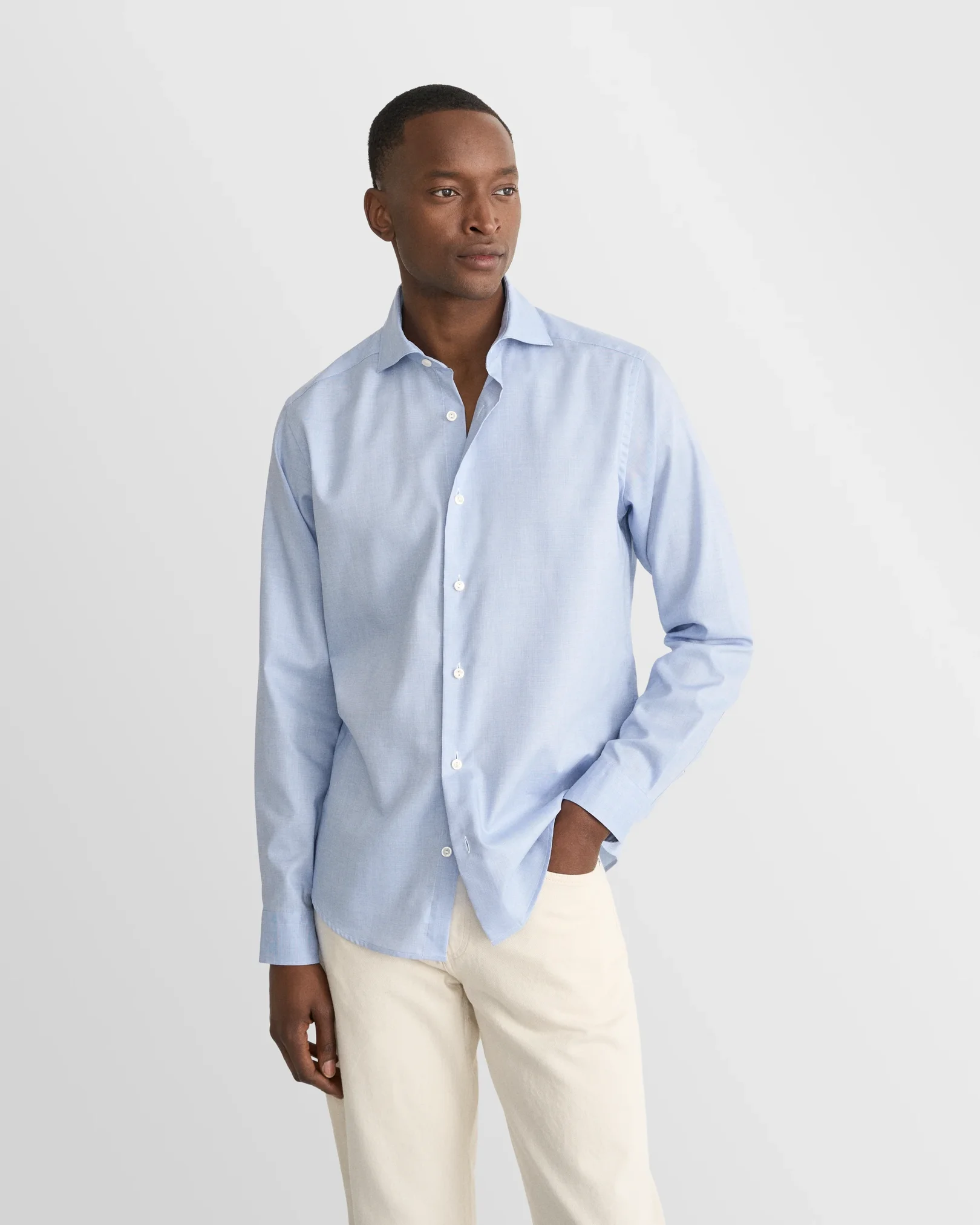 Eton - light blue signature oxford shirt we