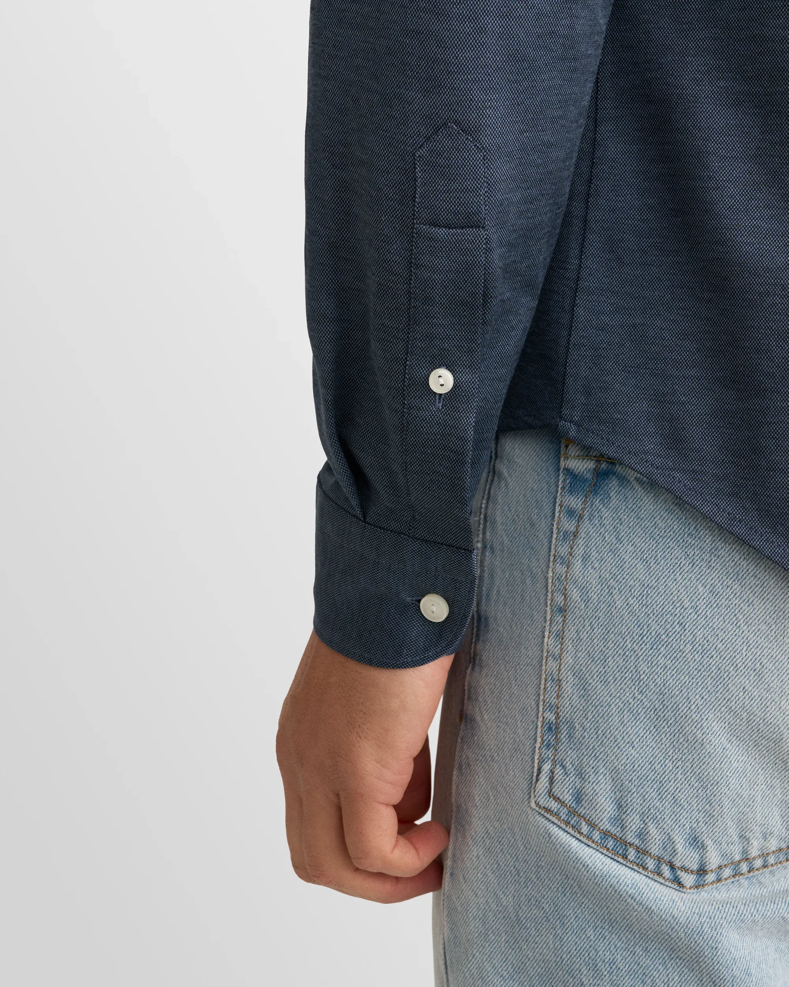 Eton - Filo di Scozia Jersey Shirt