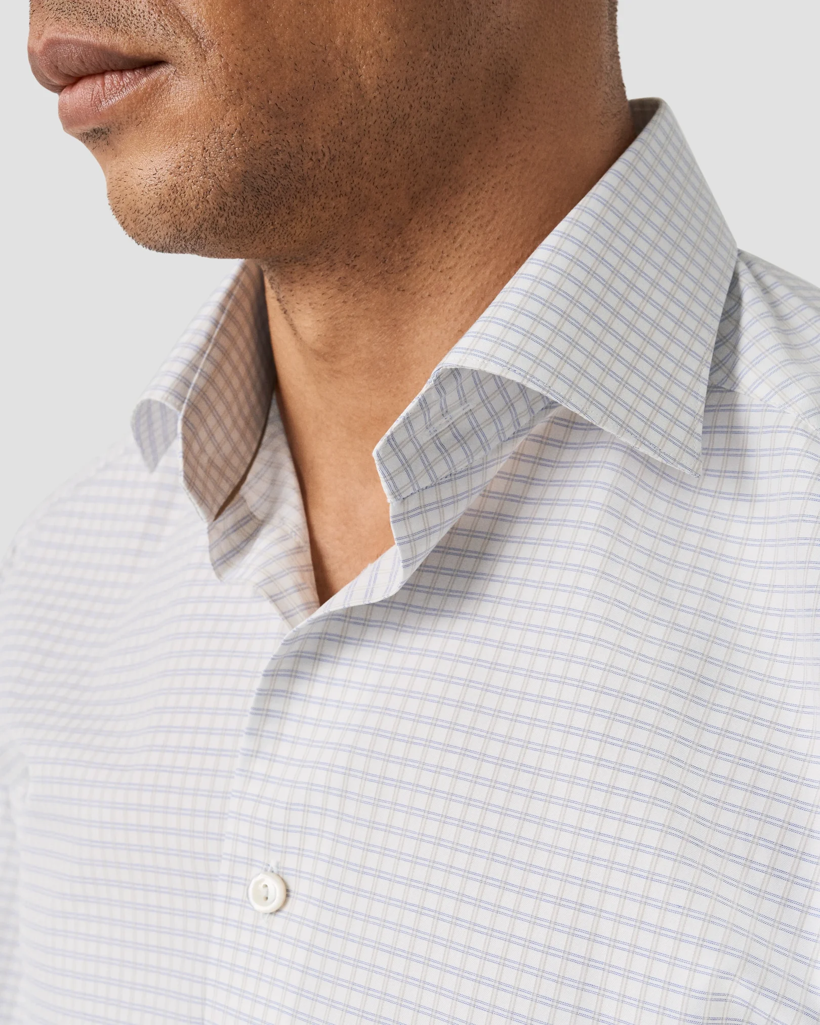 Eton - check supima 120 shirt