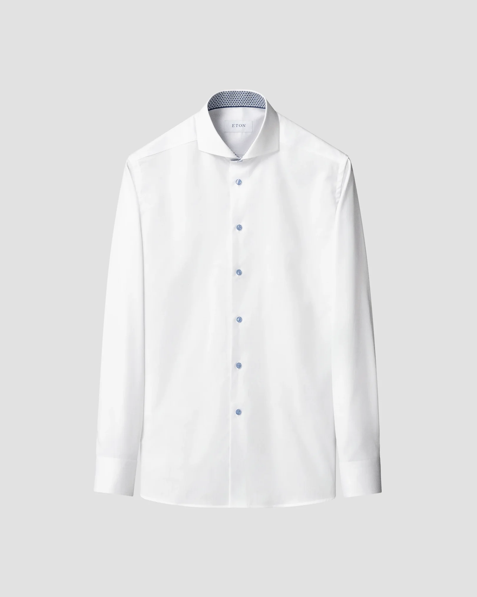 Eton - white signature twill extreme cutaway s1