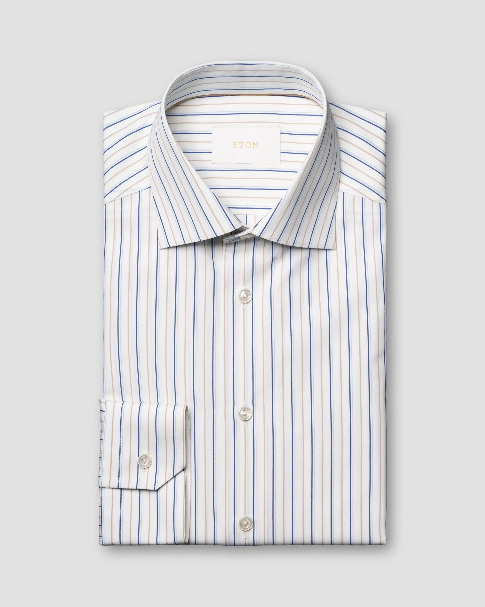 Eton - Striped Supima 120 Poplin Shirt
