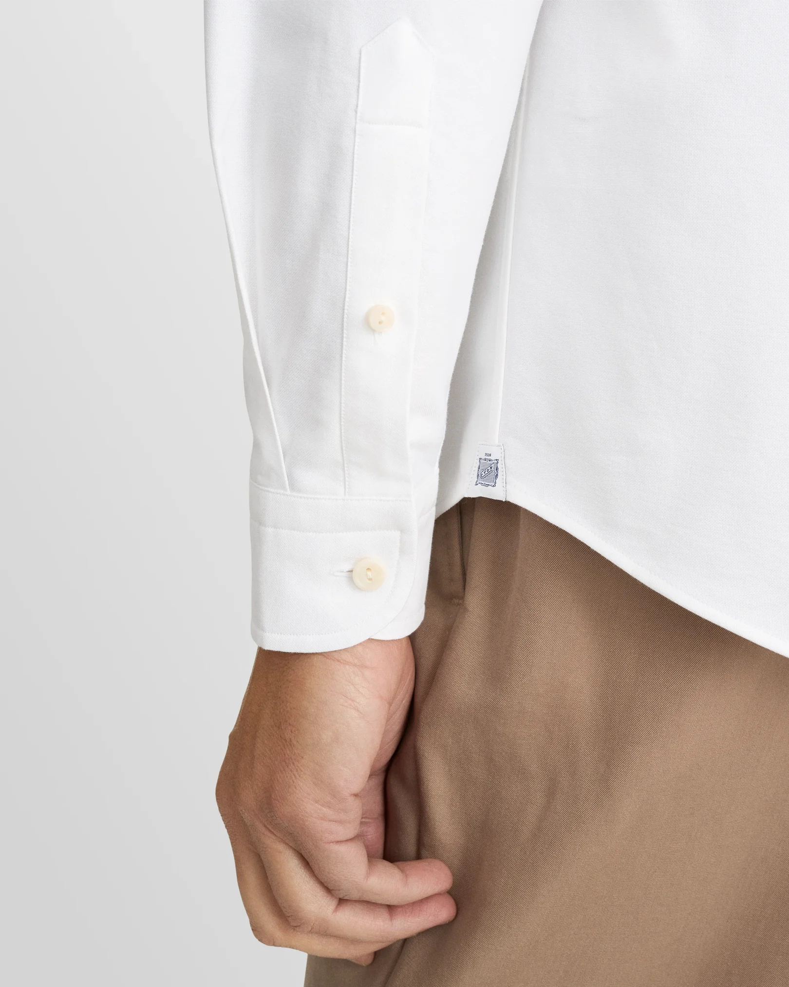 Eton - white solid oxford shirt