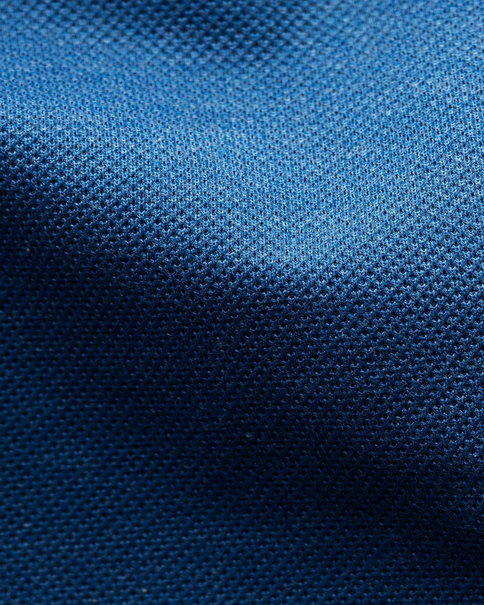 Eton - ocean blue polo shirt short sleeved