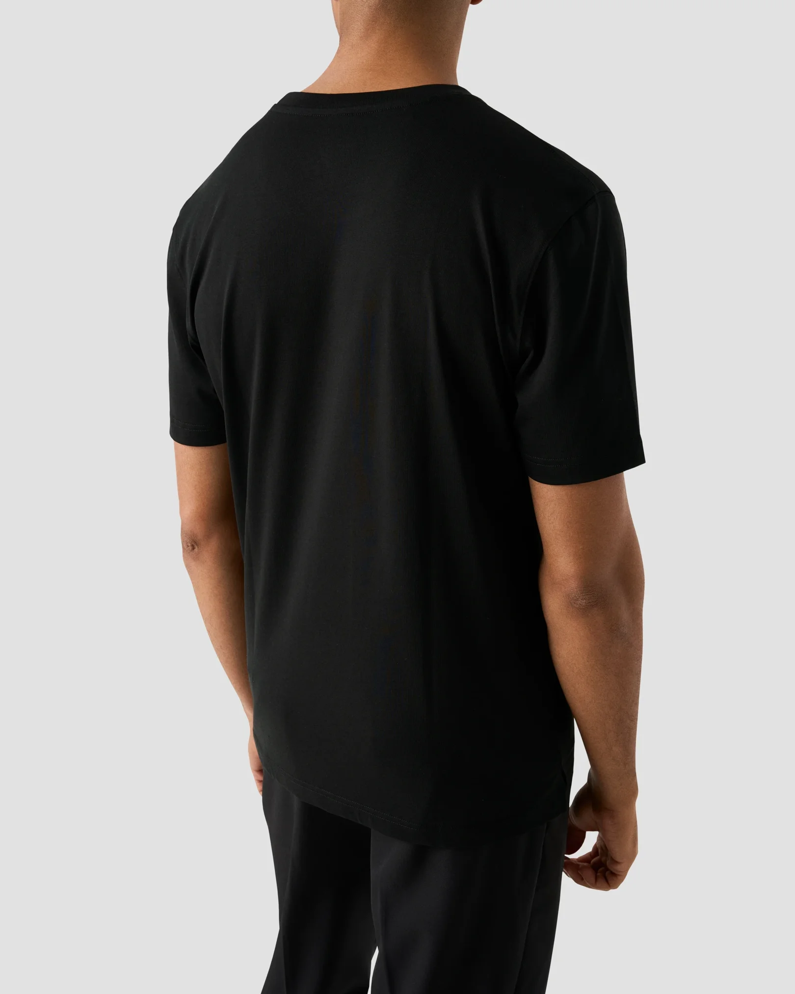 Eton - black cotton t shirt