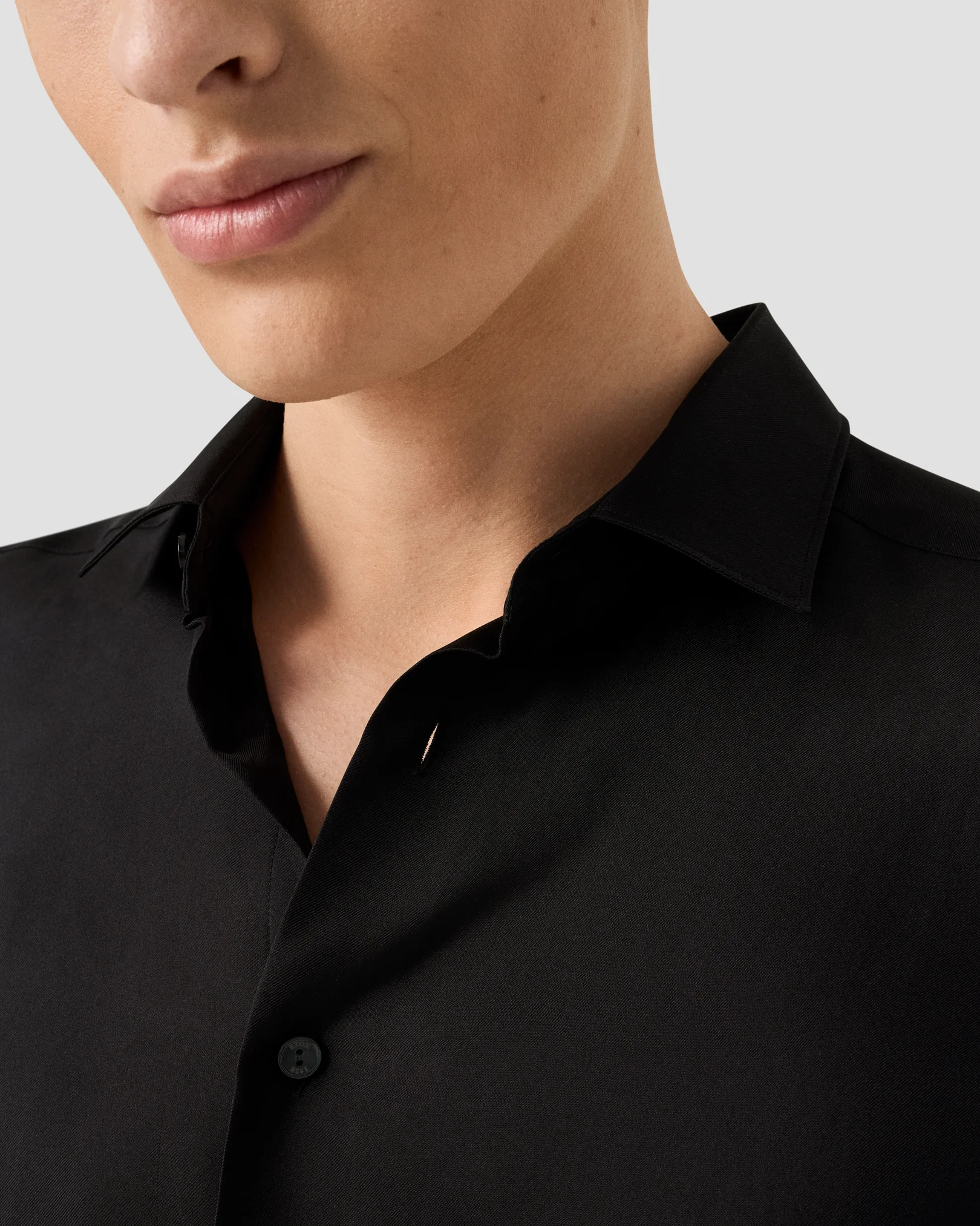 Eton - solid silk shirt