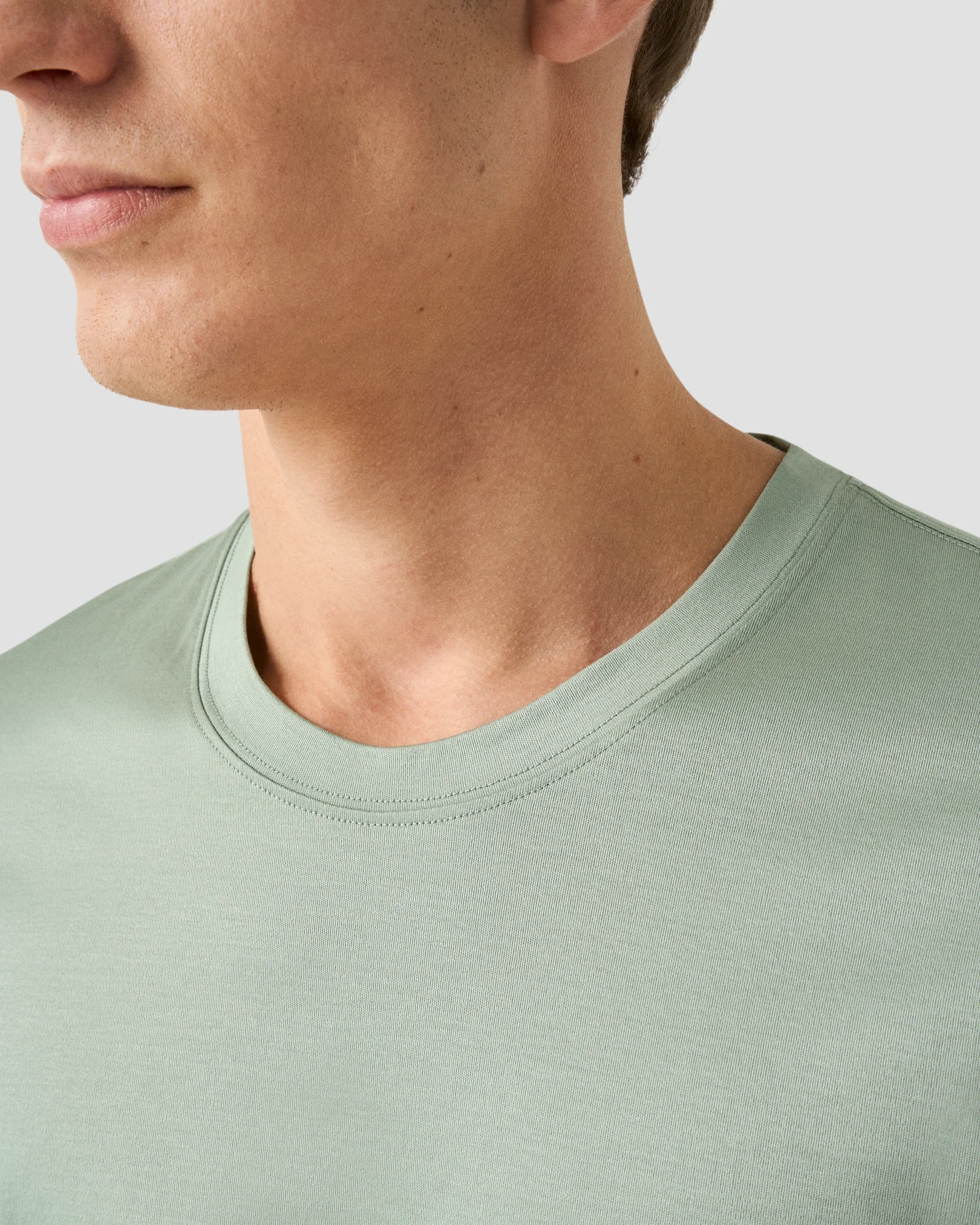 Eton - light green filo di scozia t shirt light green filo di scozia t shirt