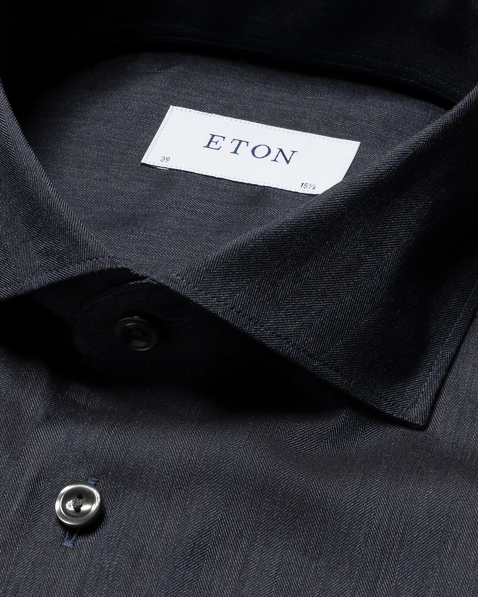 Eton - flanell navy blue shirt