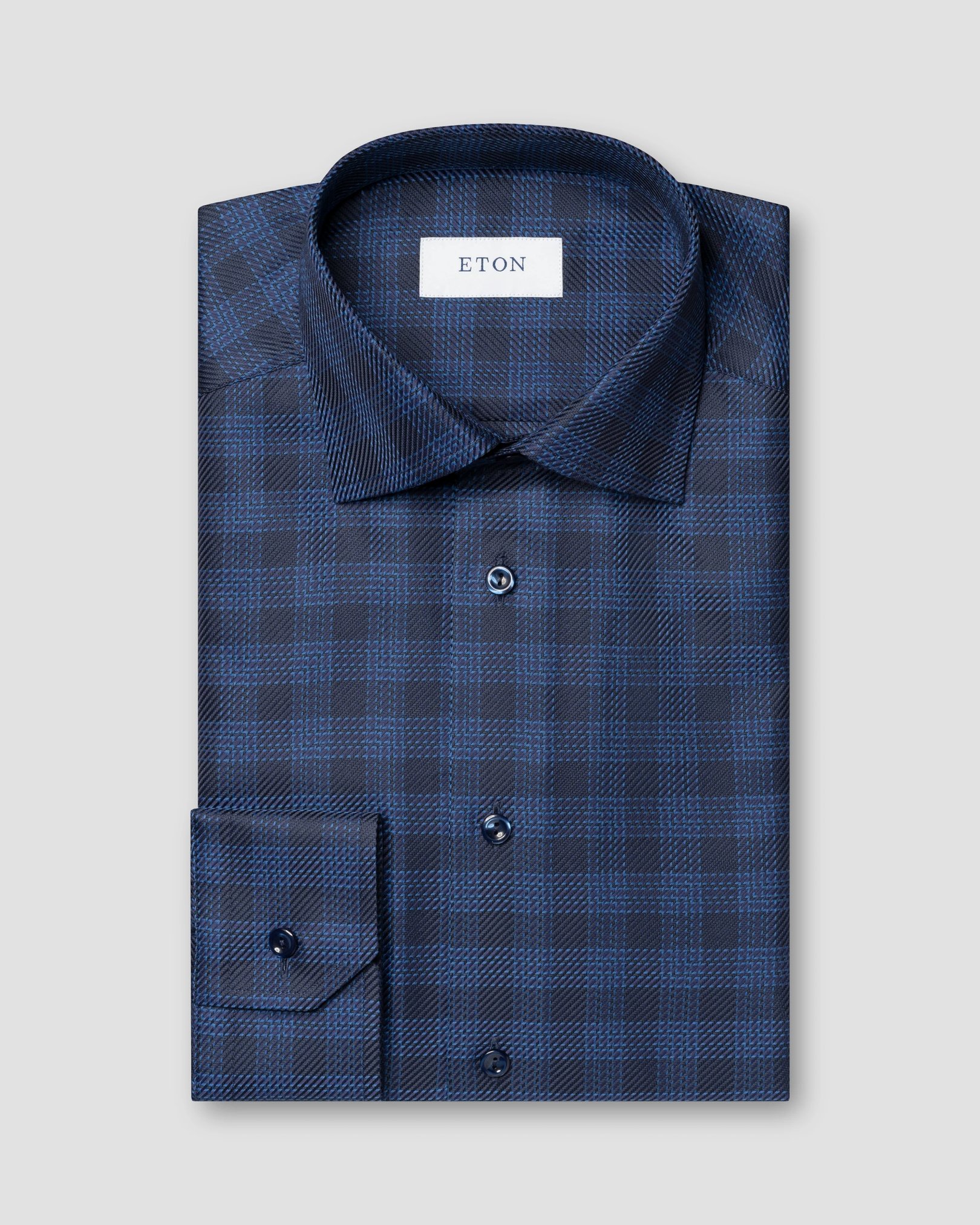 Eton - Navy blue King Twill Shirt