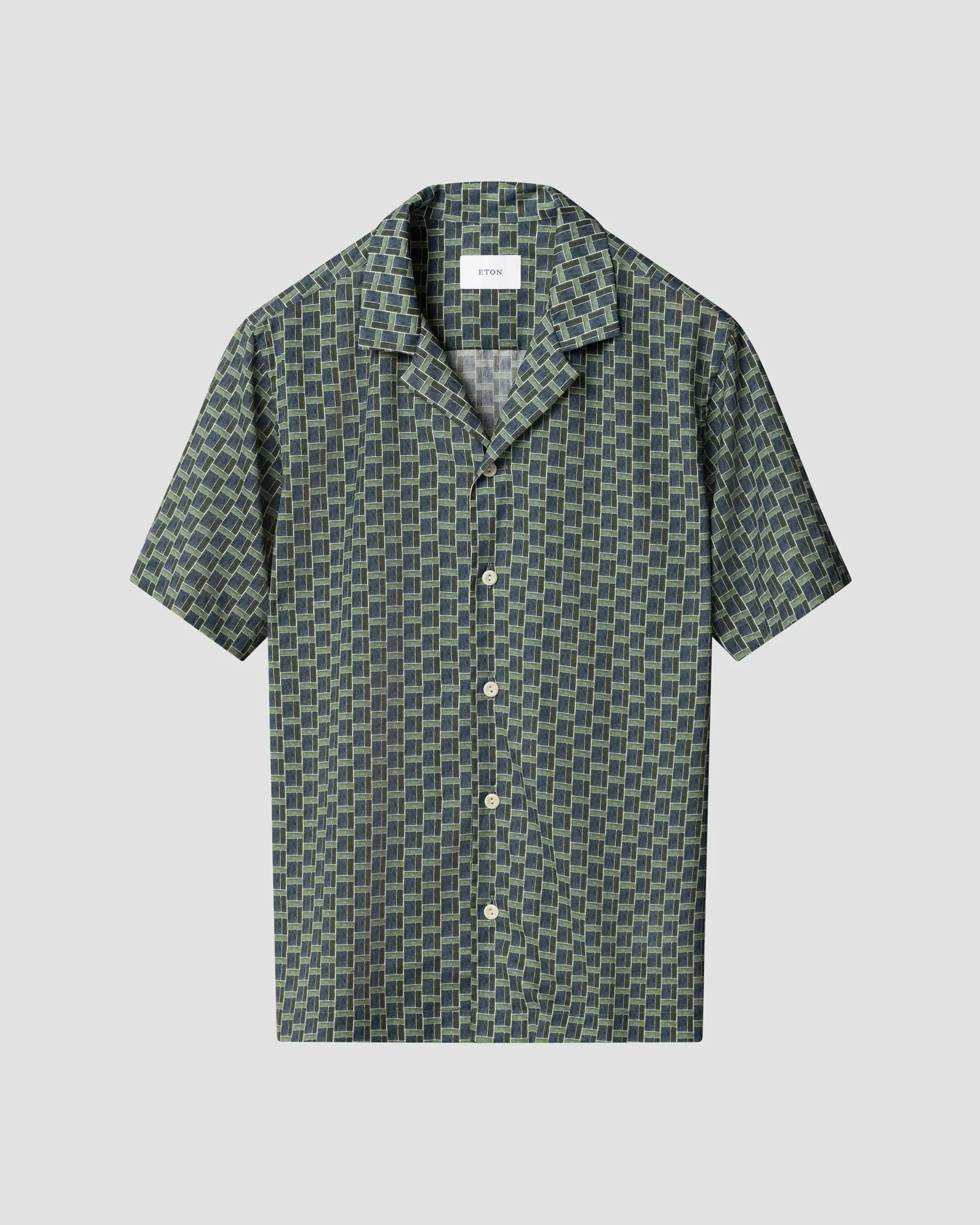 Eton - geometric resort shirt
