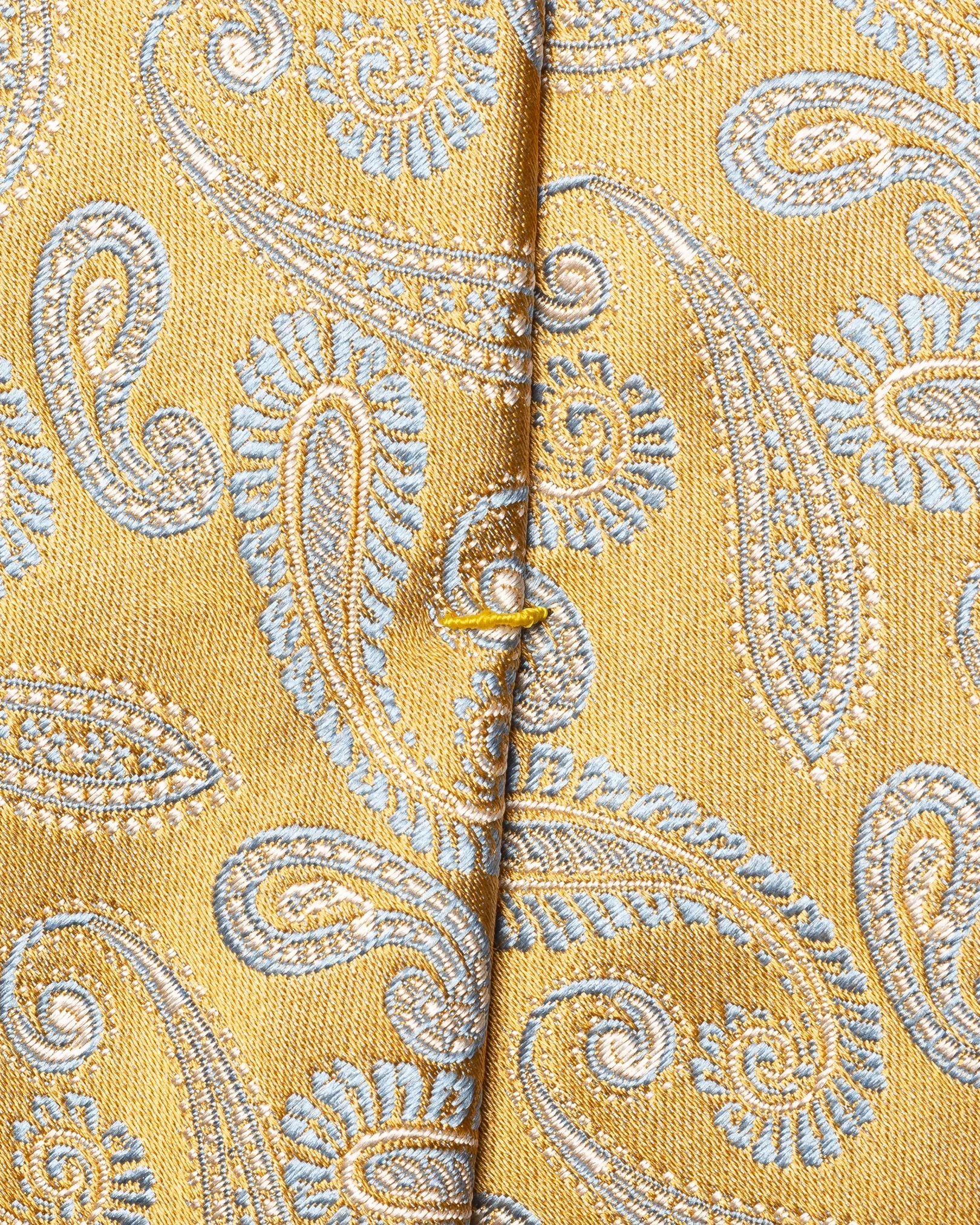 Eton - paisely woven silk tie yellow paisely woven silk tie