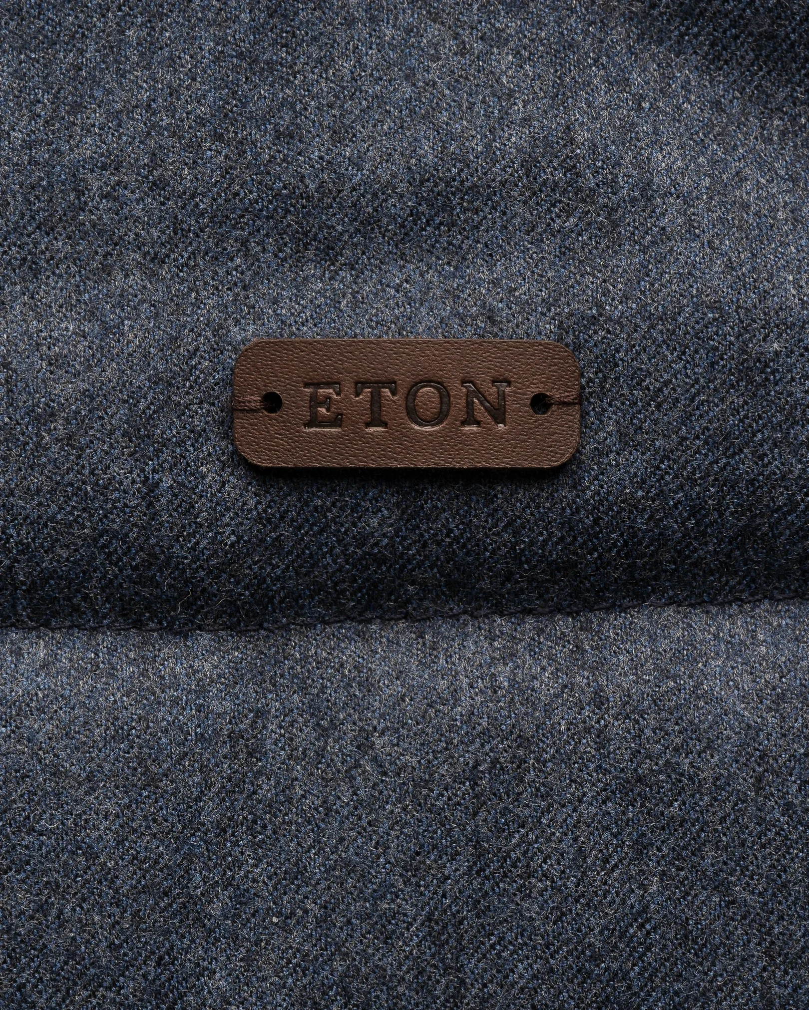 Eton - mid blue wool padded vest