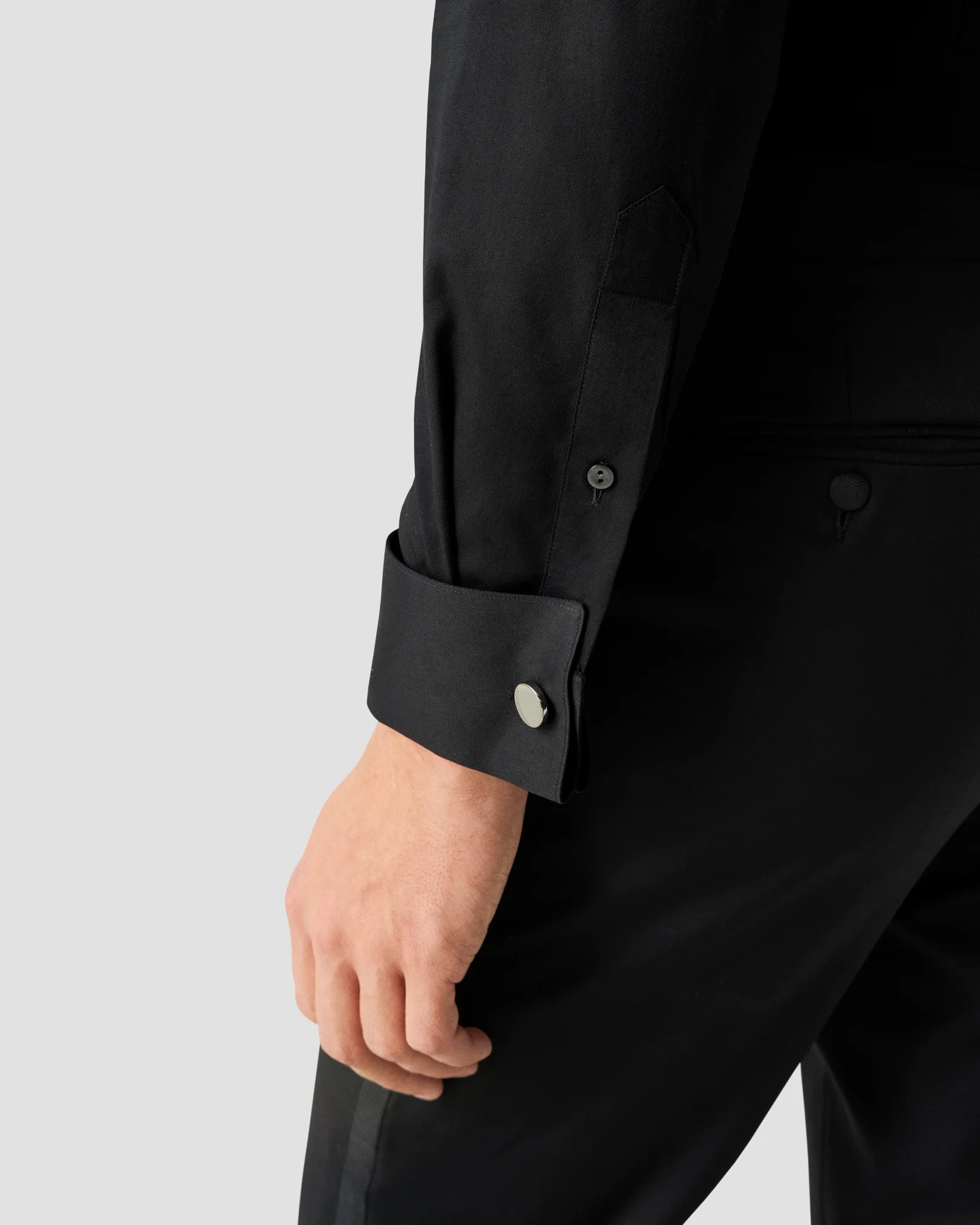 Eton - black bib evening shirt