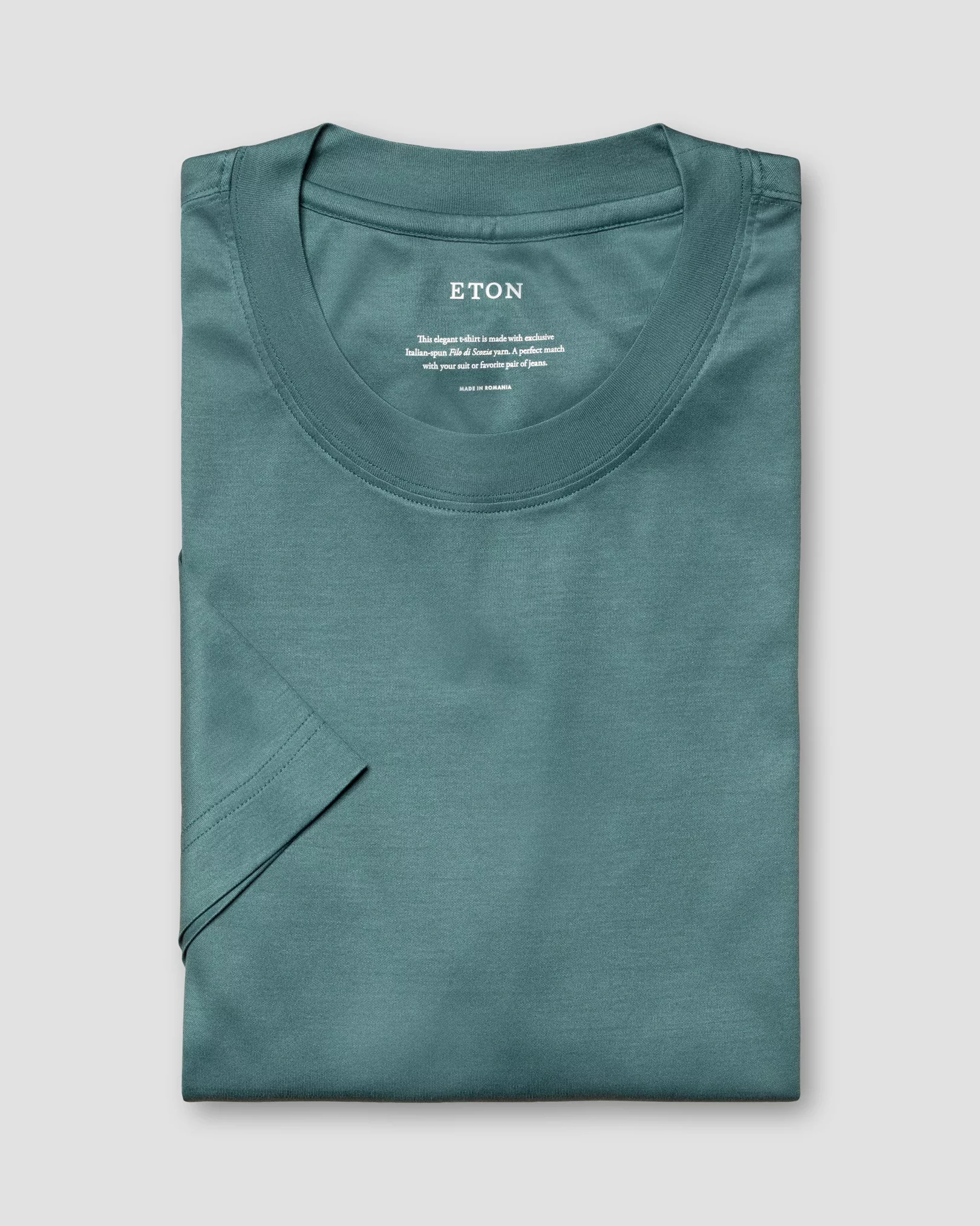 Eton - mid green jersey t shirt