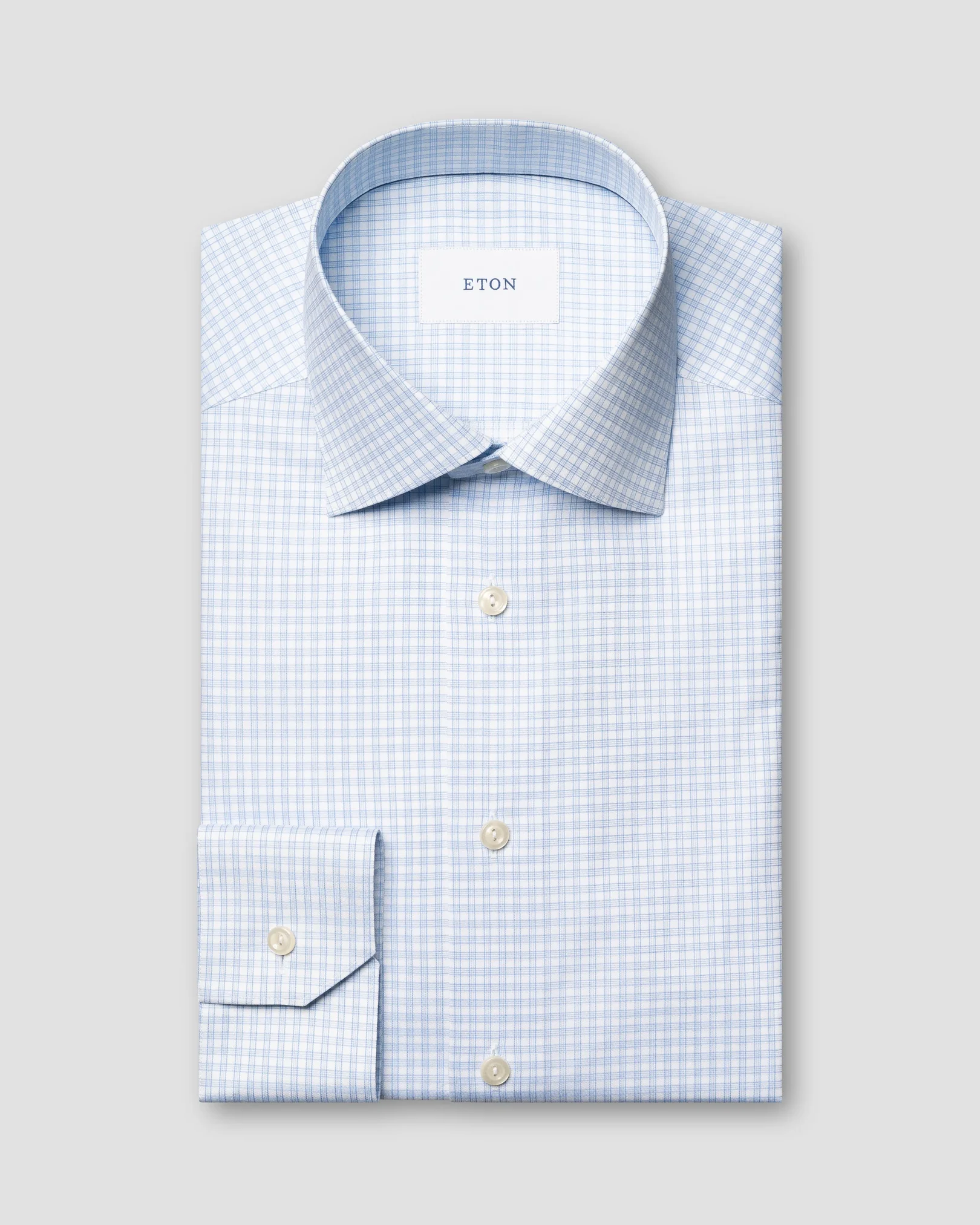 Eton - light blue check 263