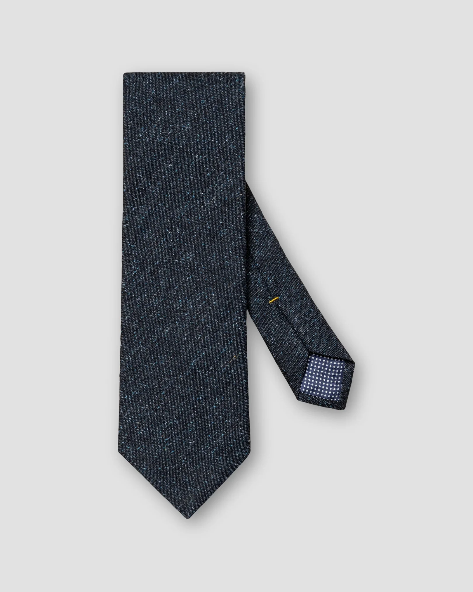 Navyblaue Seiden-Baumwoll-Krawatte