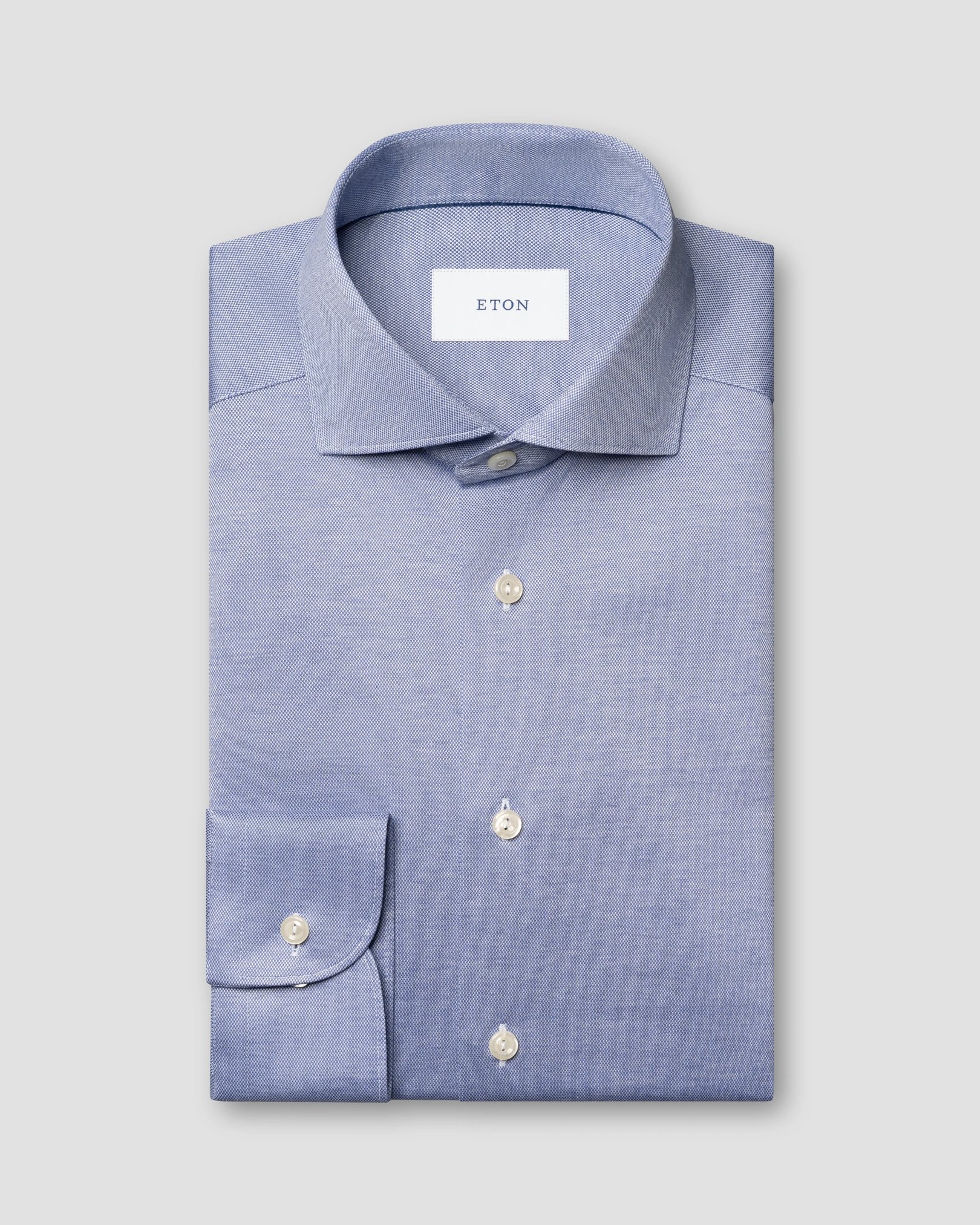 Eton - Filo di Scozia Jacquard Knit Shirt