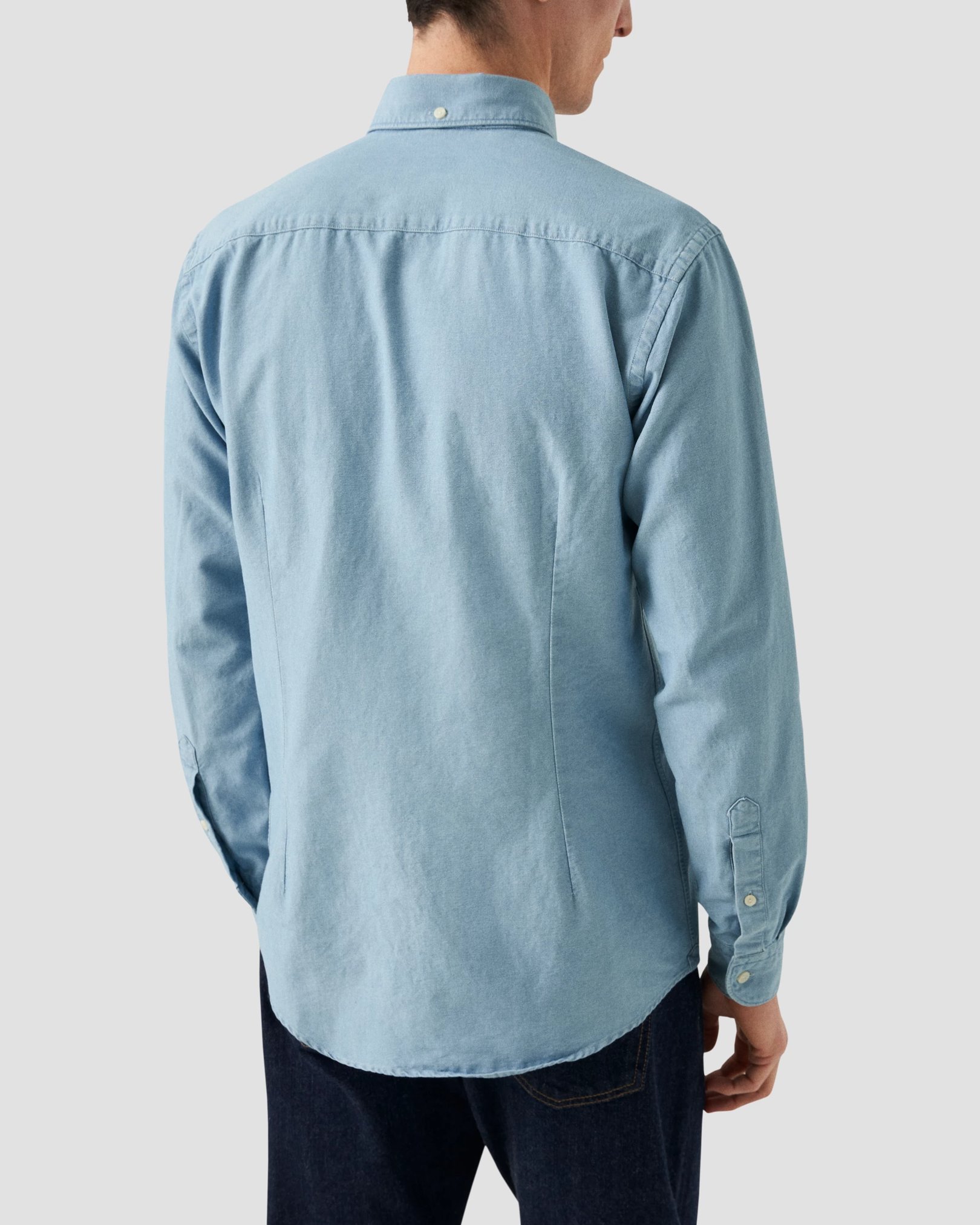 Eton - mid blue signature oxford shirt