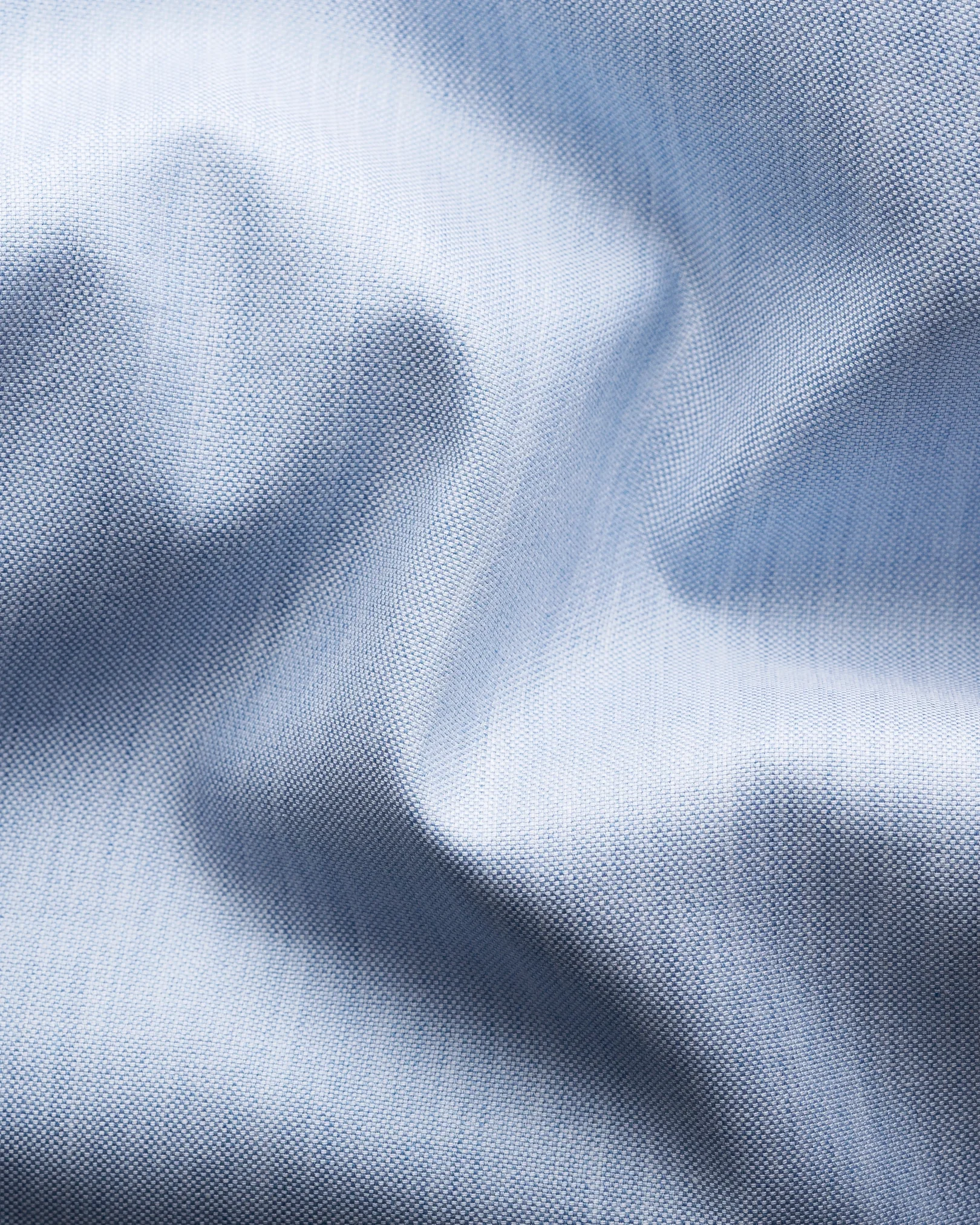 Eton - light blue solid wide spread shirt