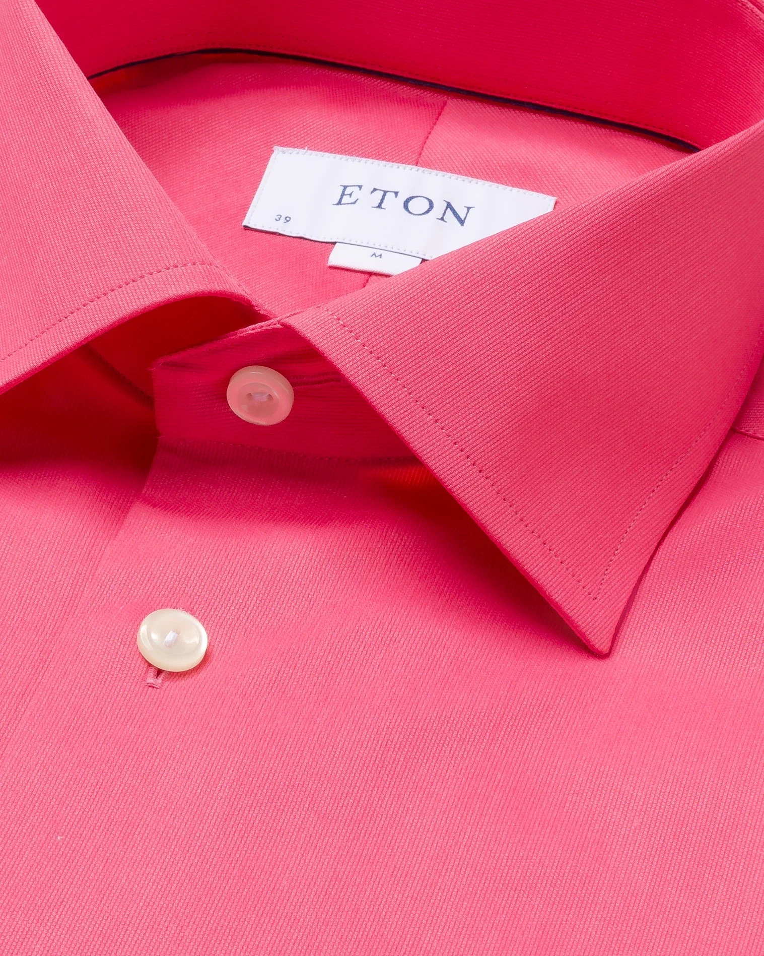 Pink satin shirt Eton