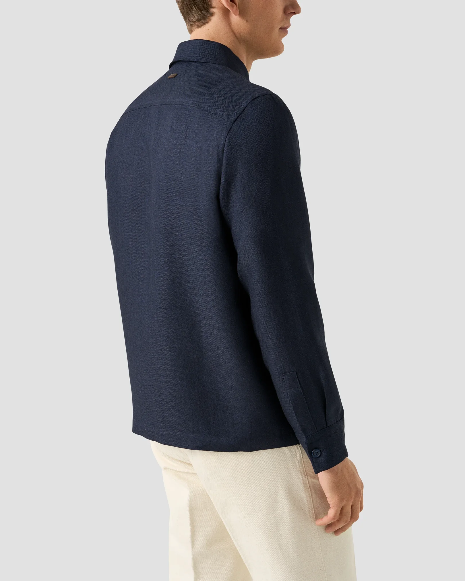 Eton - four pocket linen lyocell shirt jacket