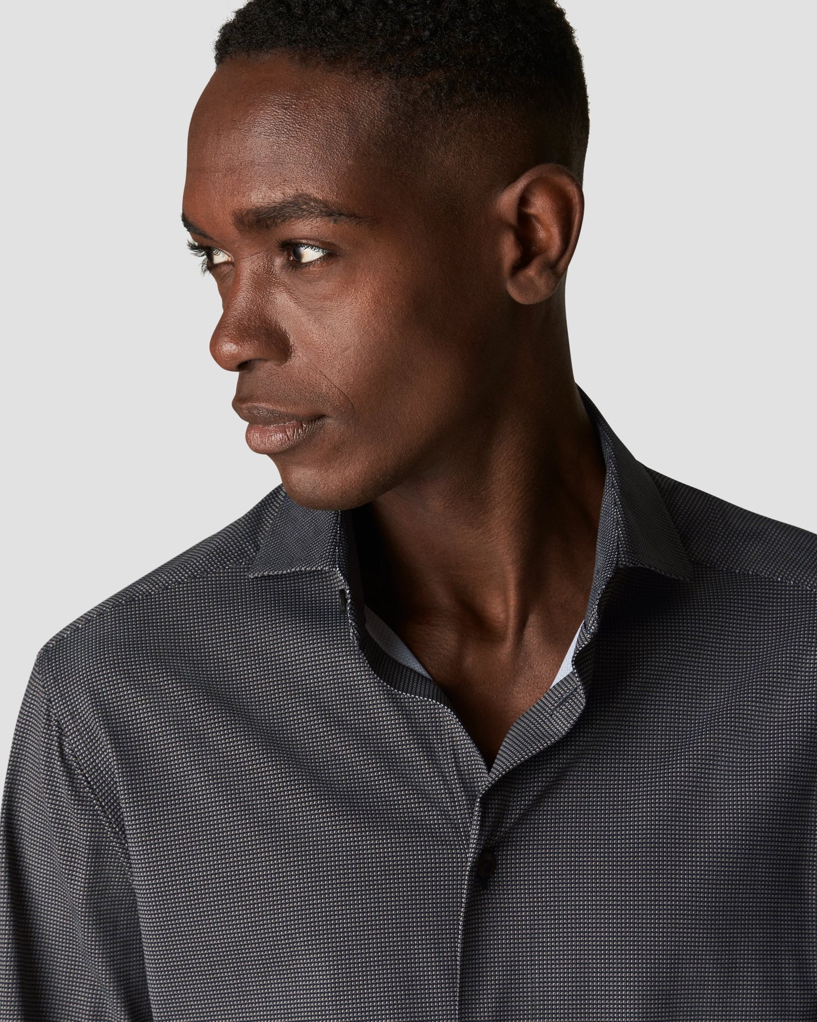 Eton - brown four way stretch
