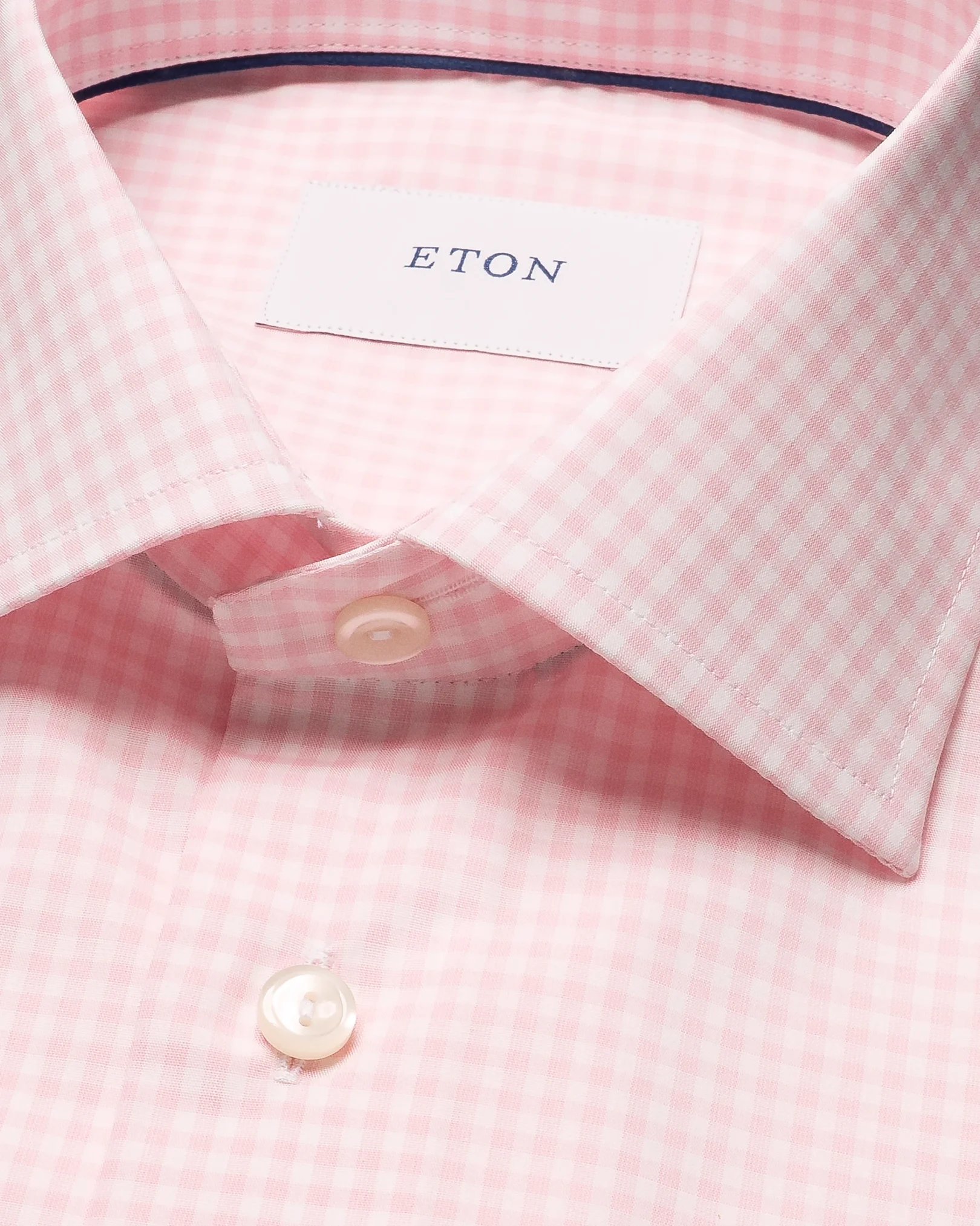 Eton - fine check poplin shirt 260
