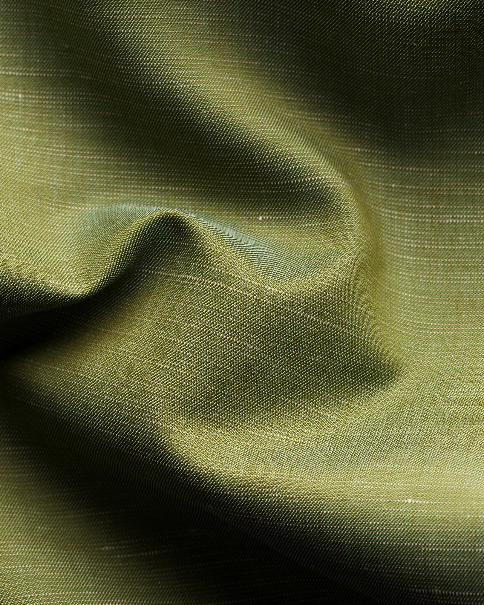 Eton - mid green textured twill