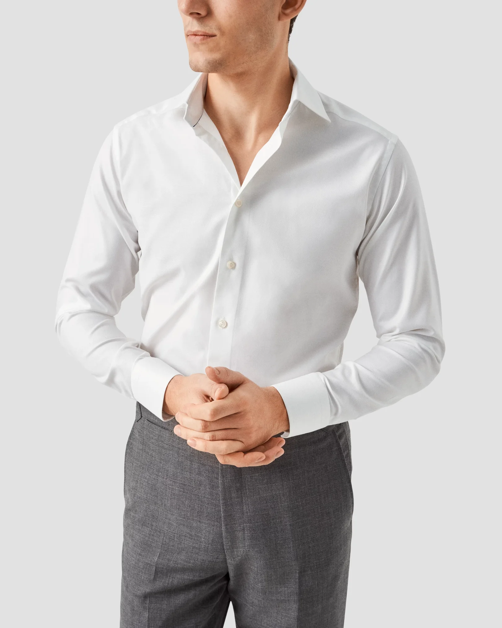 Eton - Solid Cotton TENCEL™ Lyocell Shirt