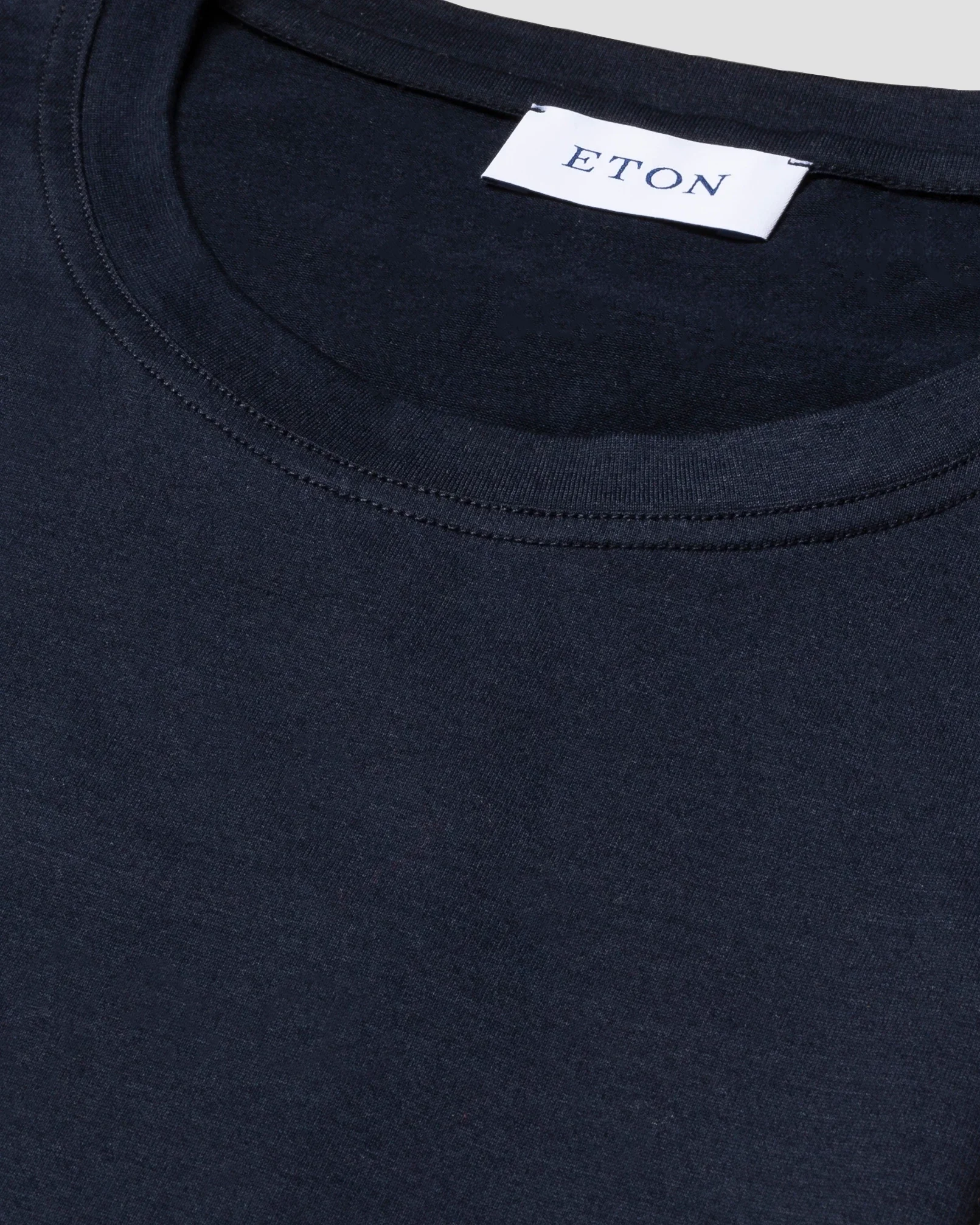 Eton - dark navy filo di scozia cotton t shirt