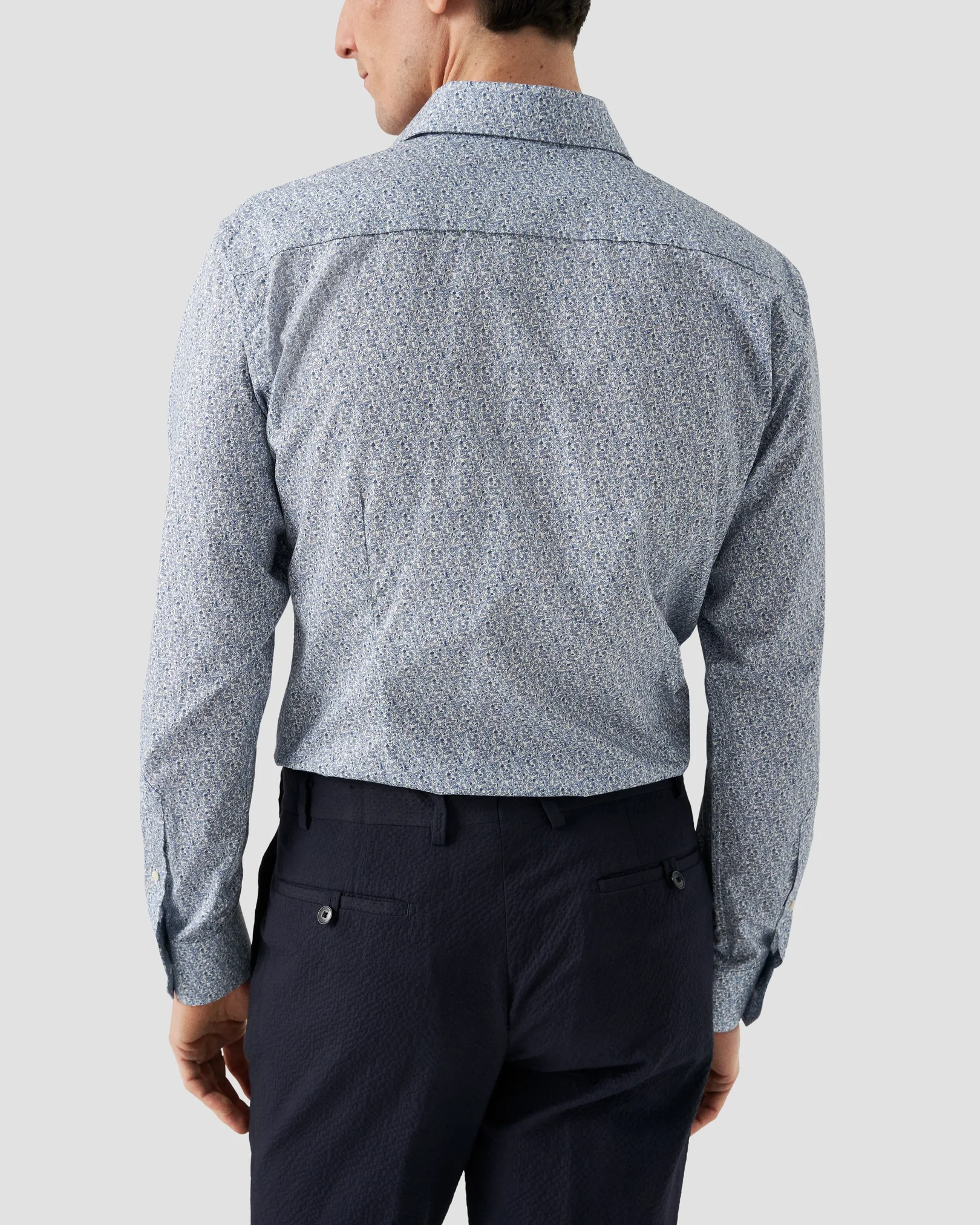 Eton - Floral Print Signature Twill Shirt