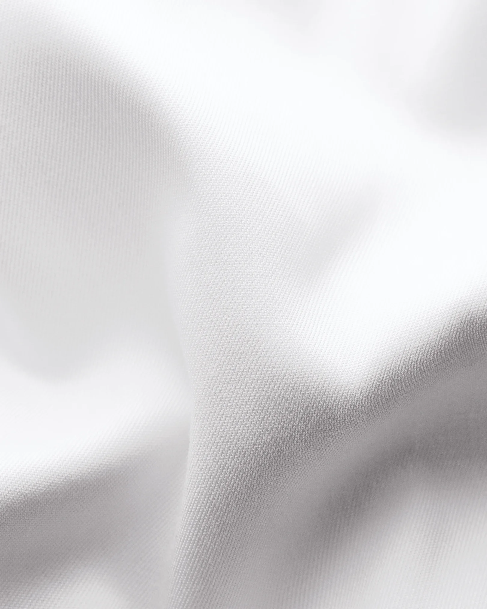 Eton - white solid twill shirt