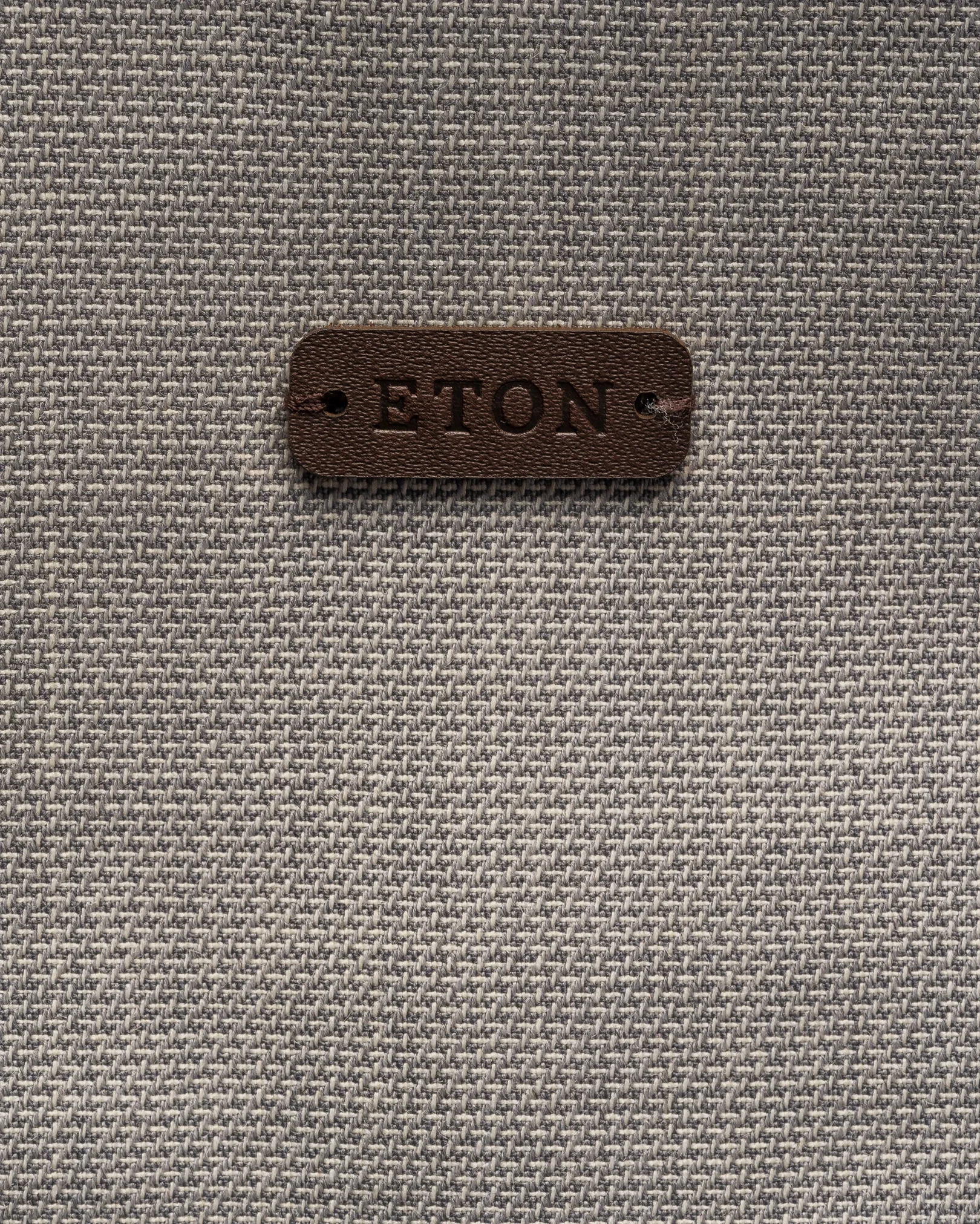 Eton - light grey lana tech hopsack vest