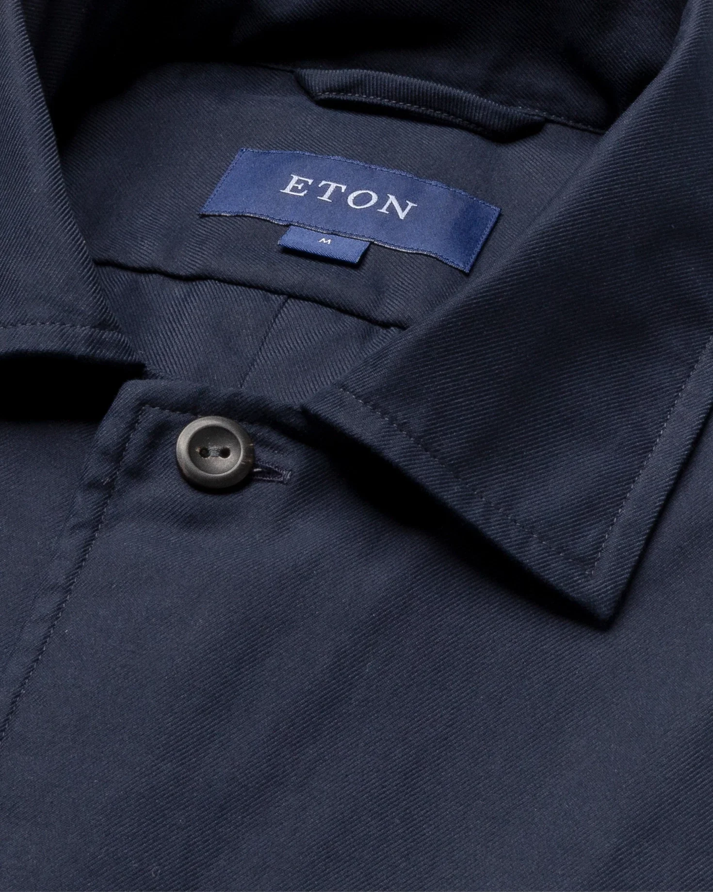 Eton - dark navy 3 pocket overshirt